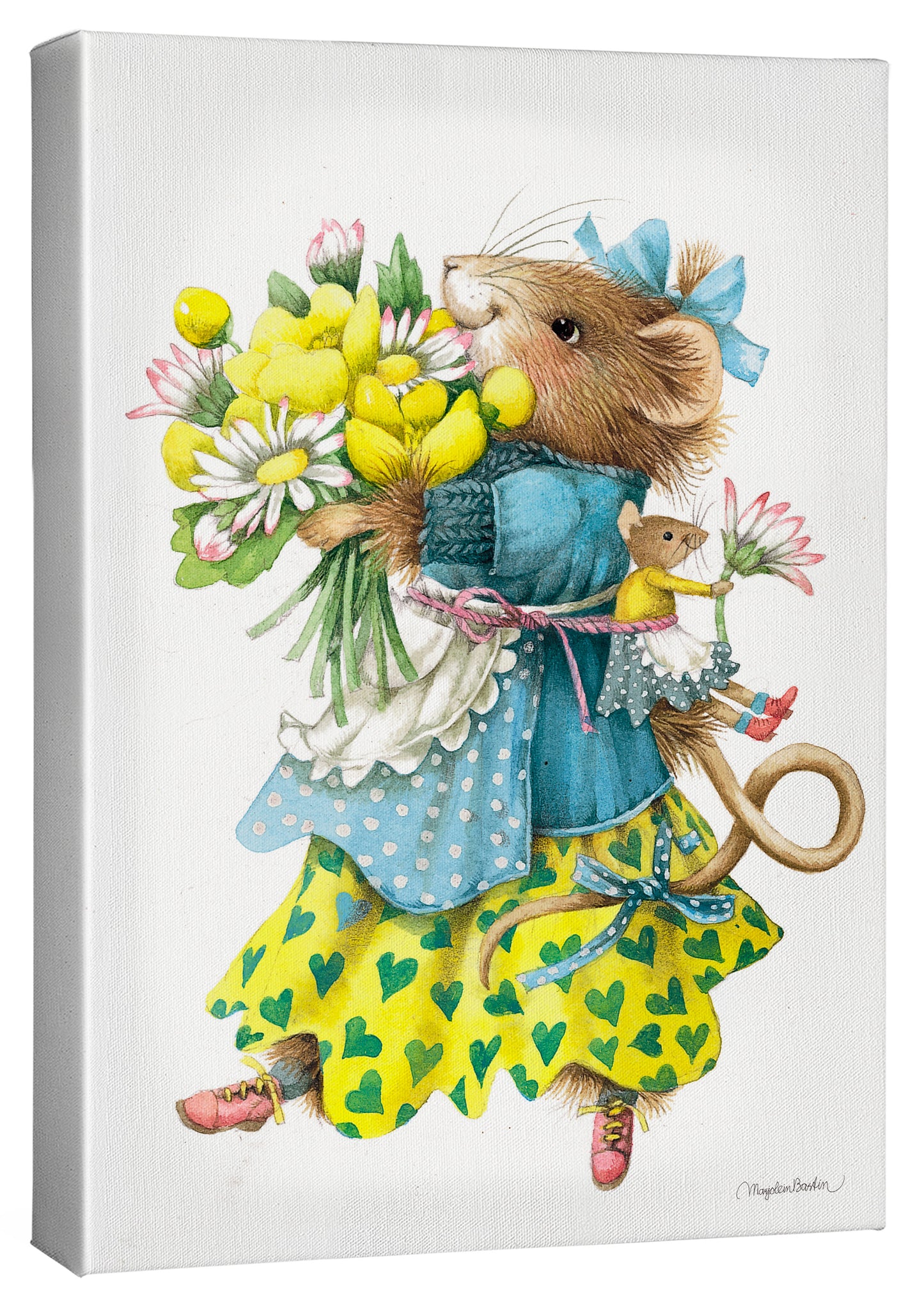 Springtime Treasures - 13" x 18" Gallery Wrapped Canvas