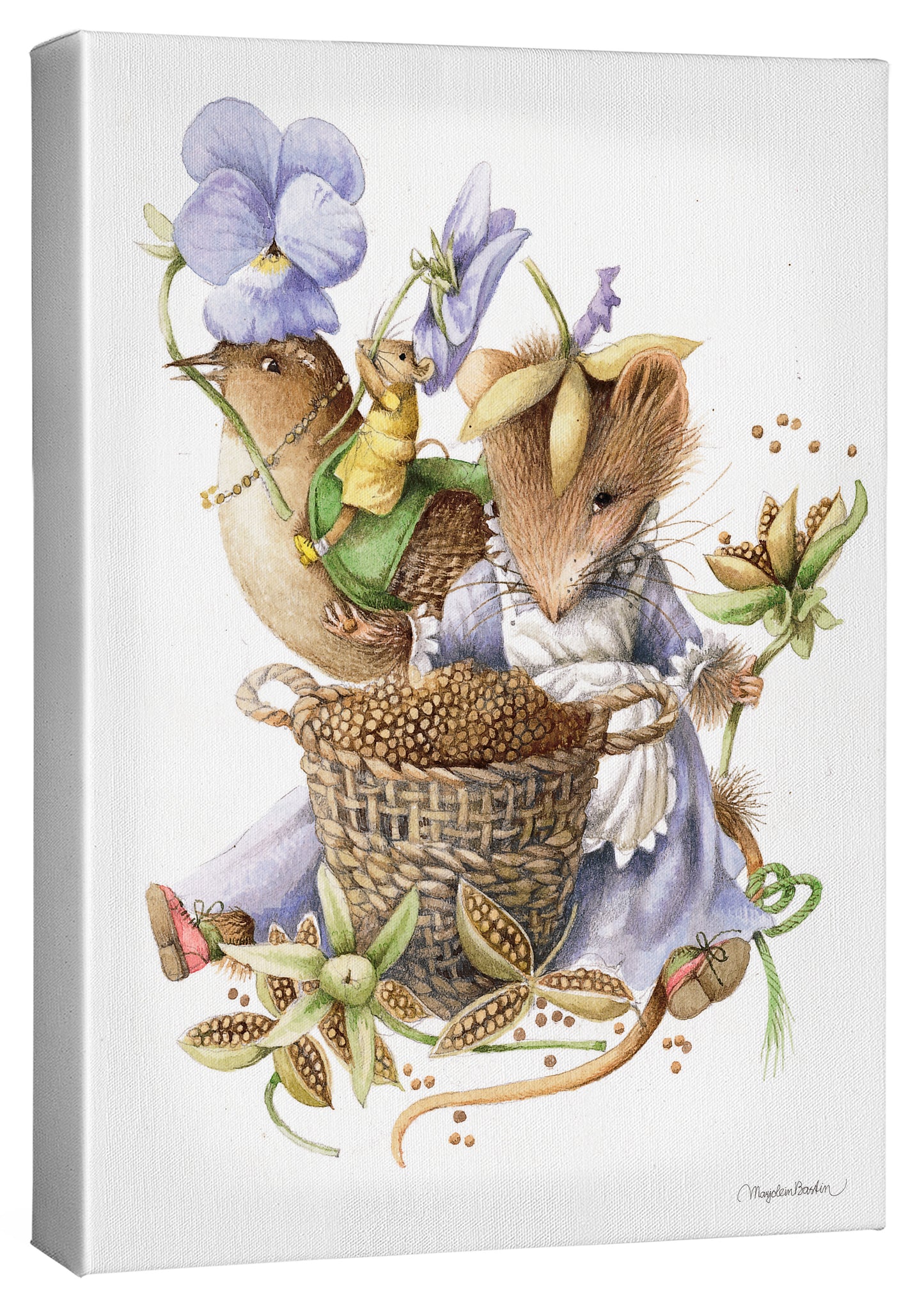 Seeds of Friendship - 13" x 18" Gallery Wrapped Canvas