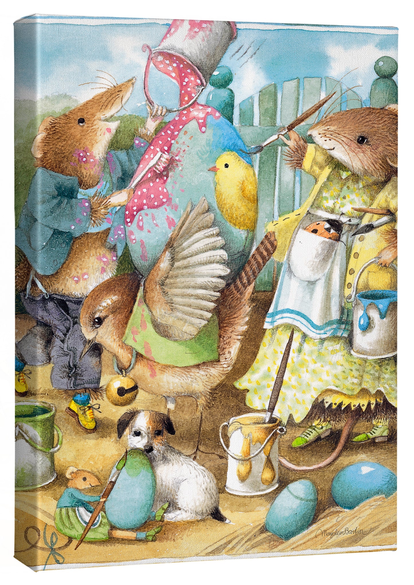 The Joy of Painting Together - 13" x 18" Gallery Wrapped Canvas