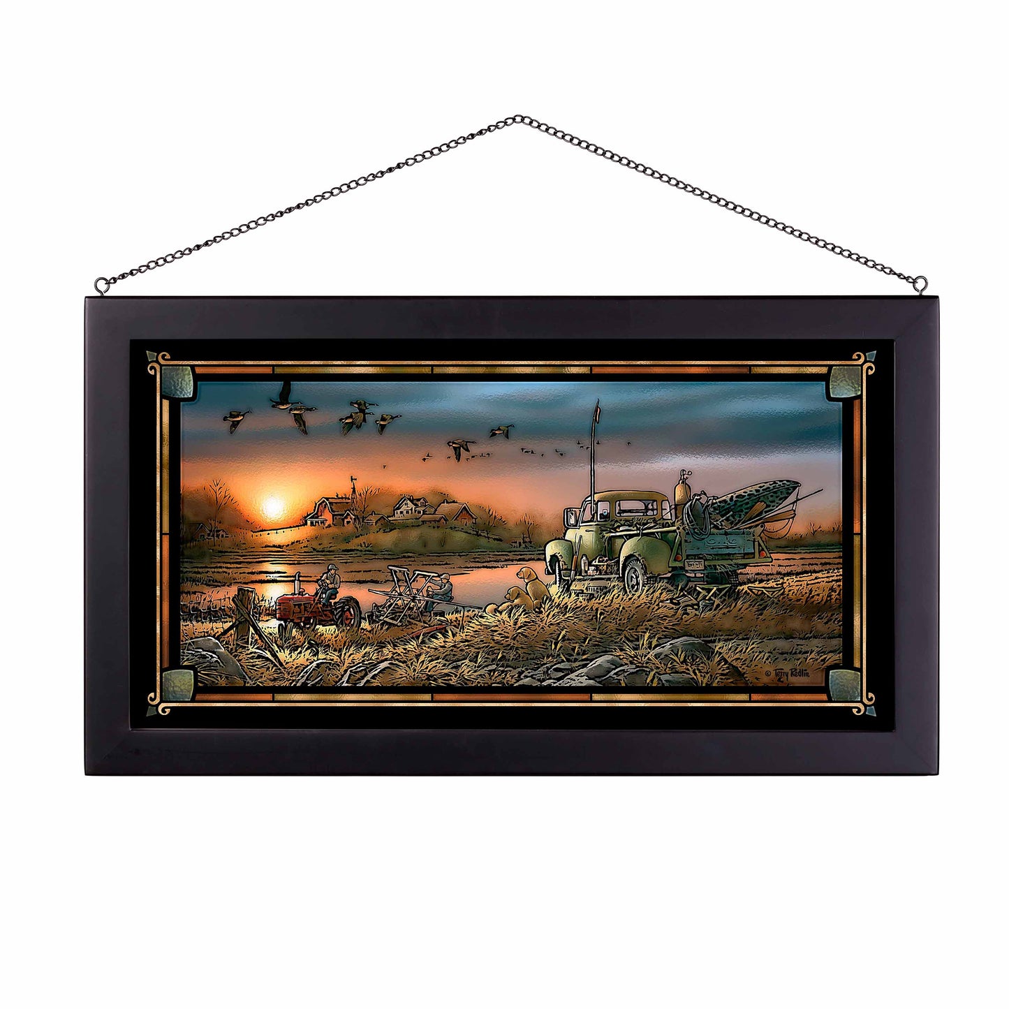 Patiently Waiting - Stained Glass Art