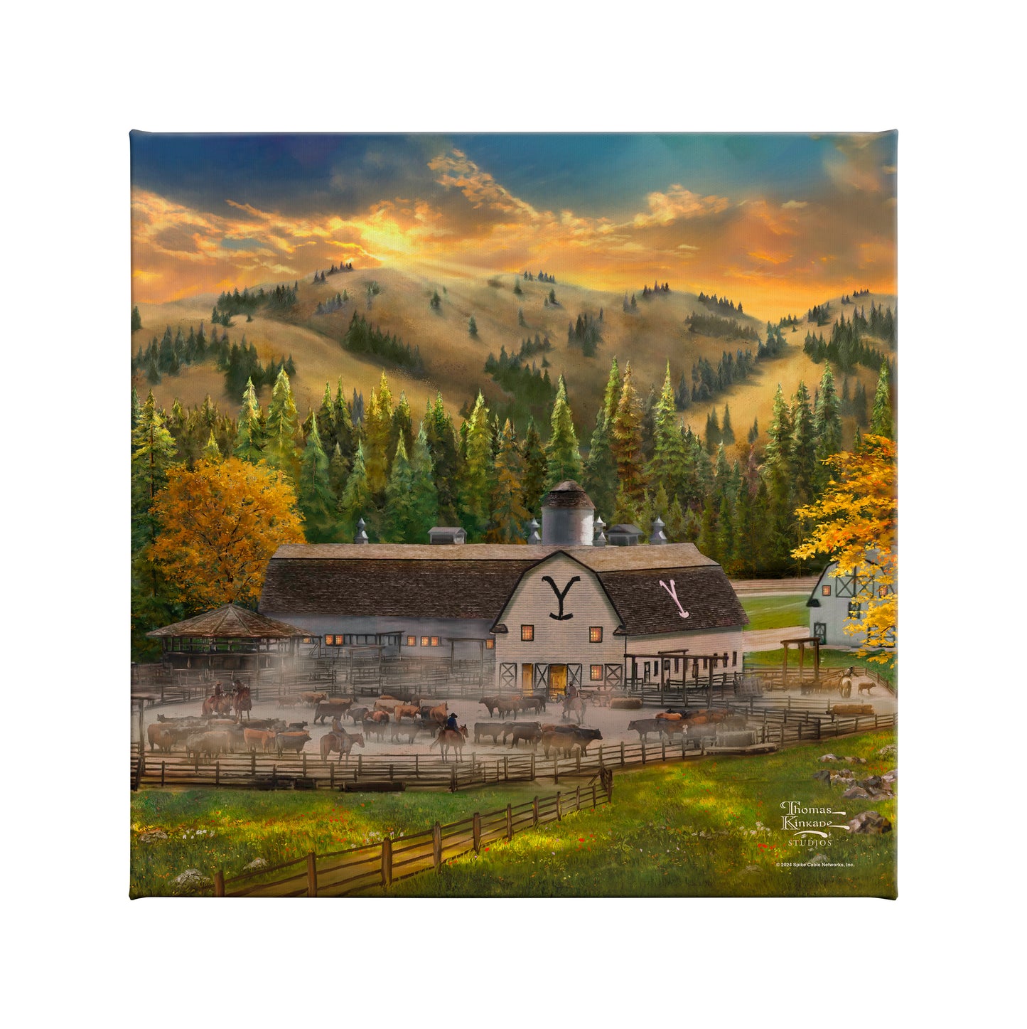 End of a Long Day 14" x 14" Gallery Wrapped Canvas