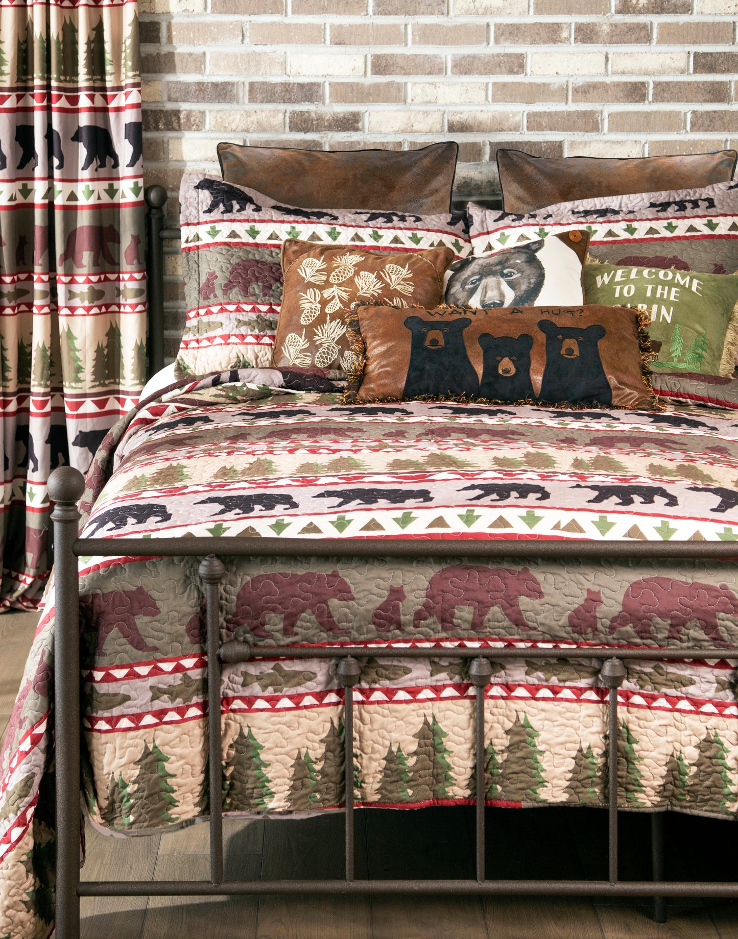 Bear Stripe - Quilt (Queen Set)