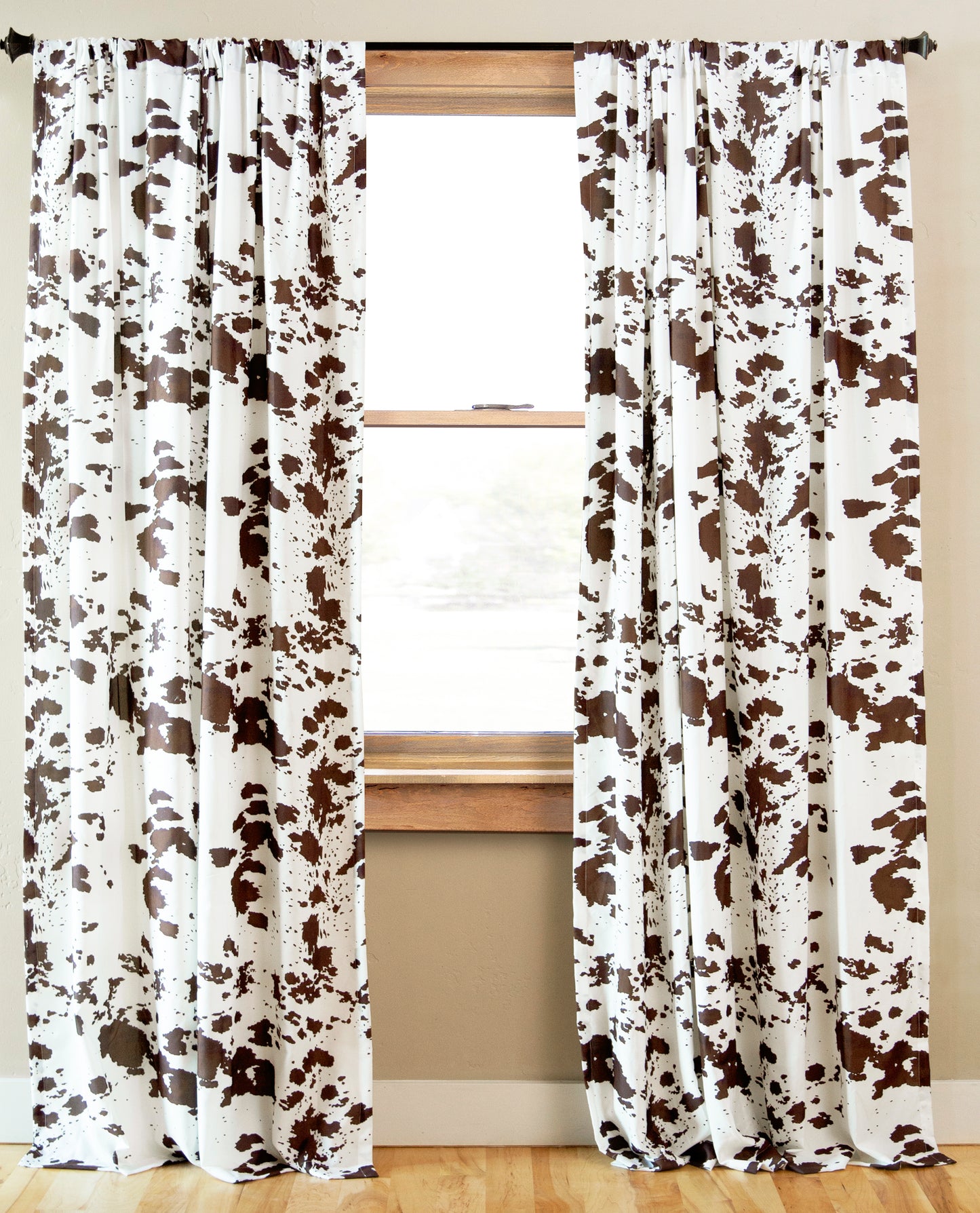 Wrangler Cowhide - 54" x 84" Drape Panels (Set of 2)