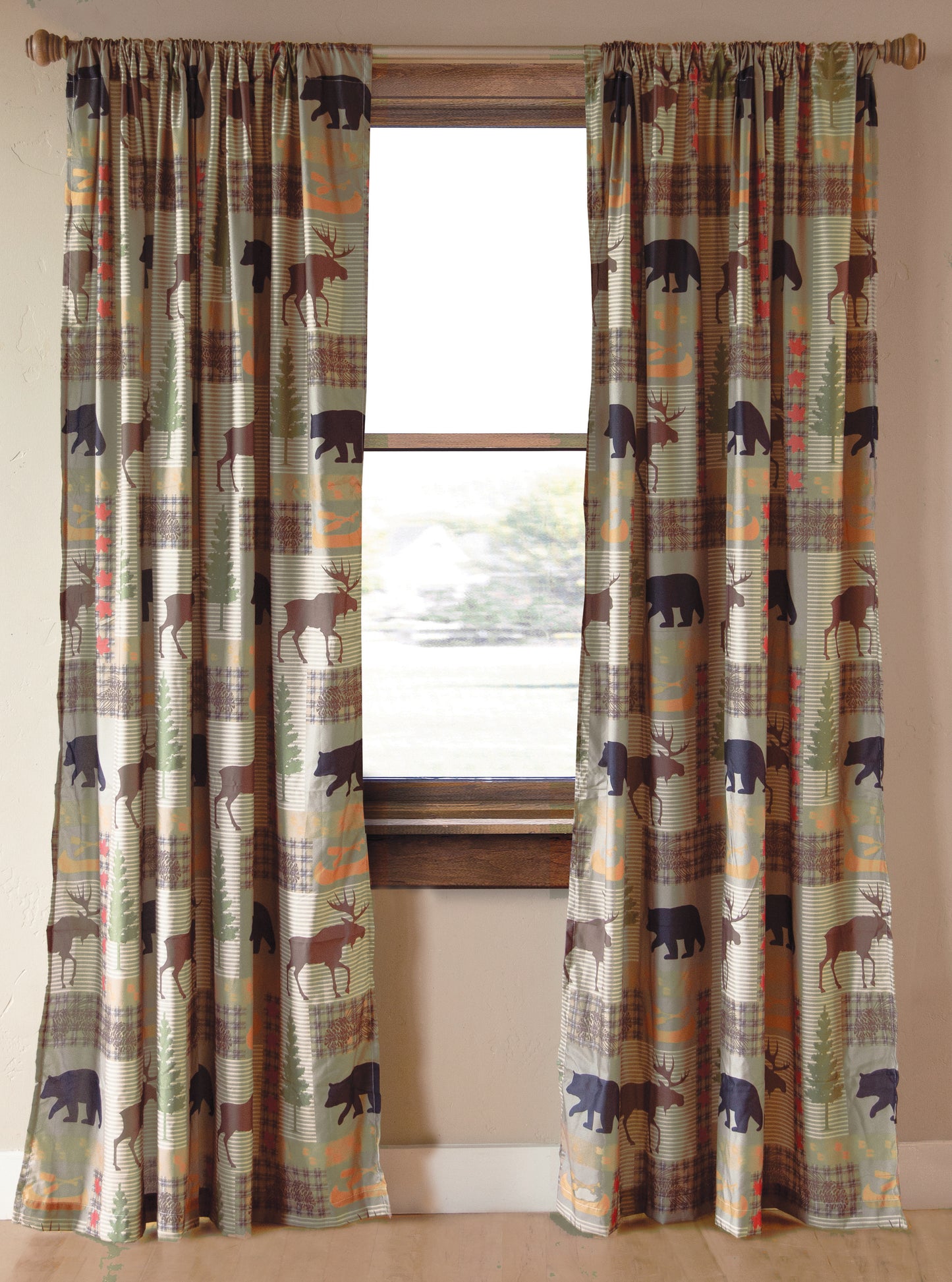 Lake Country Quilt - 54" x 84" Drape Panels (Set of 2)