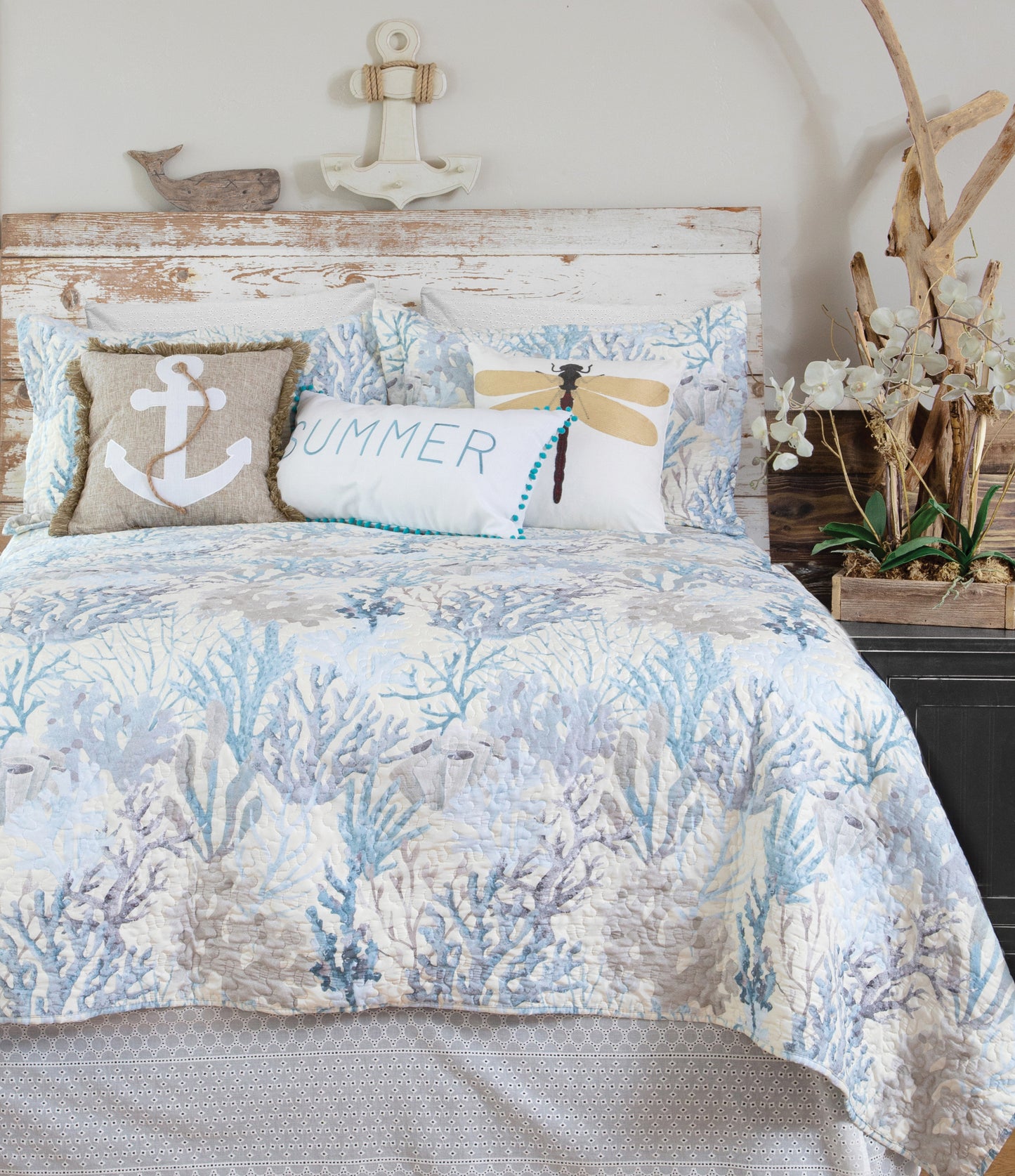 Summer Reef Coastal - Quilt (Queen Set)