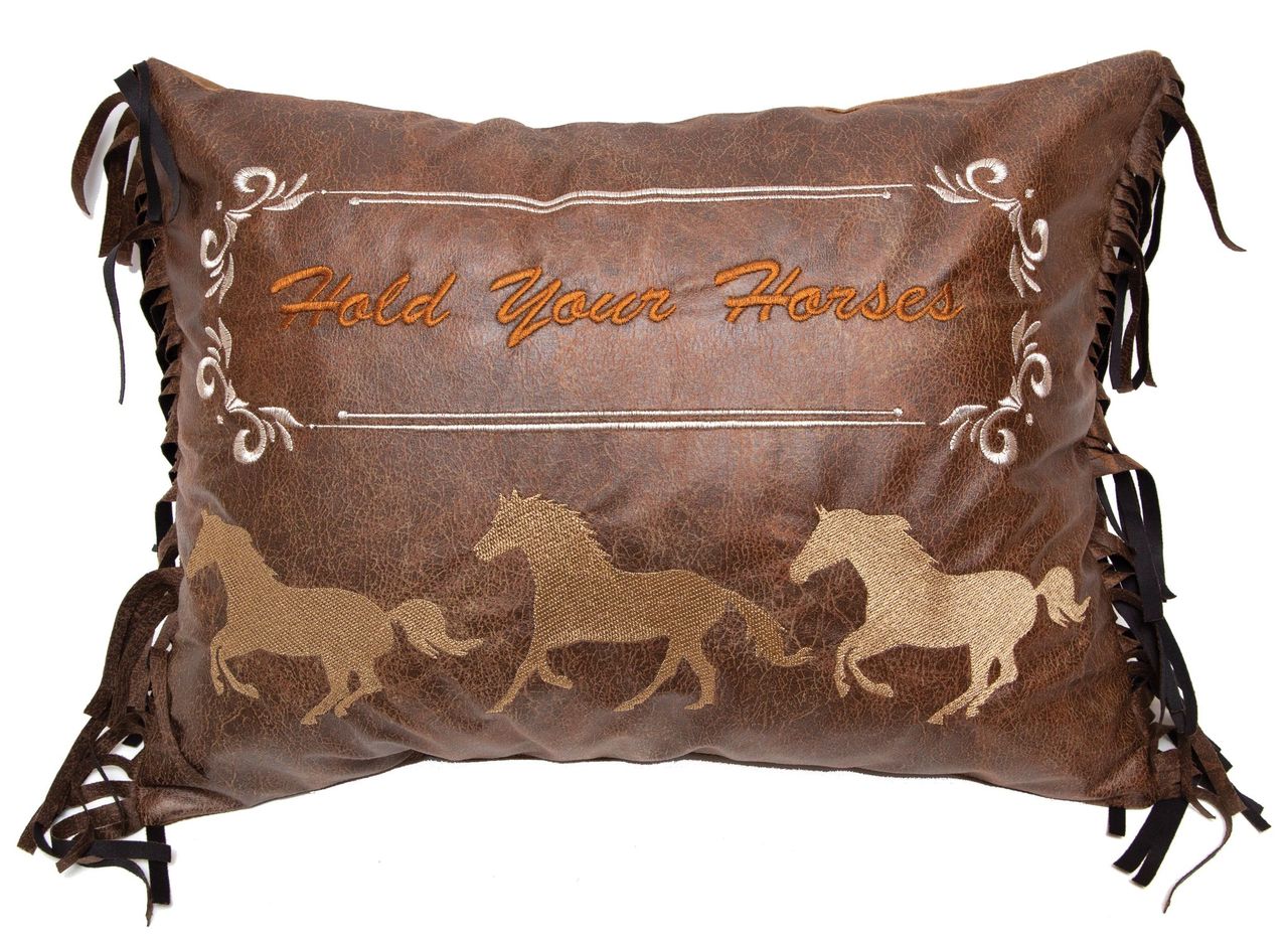 Hold Your Horses Pillow 16" x 20"