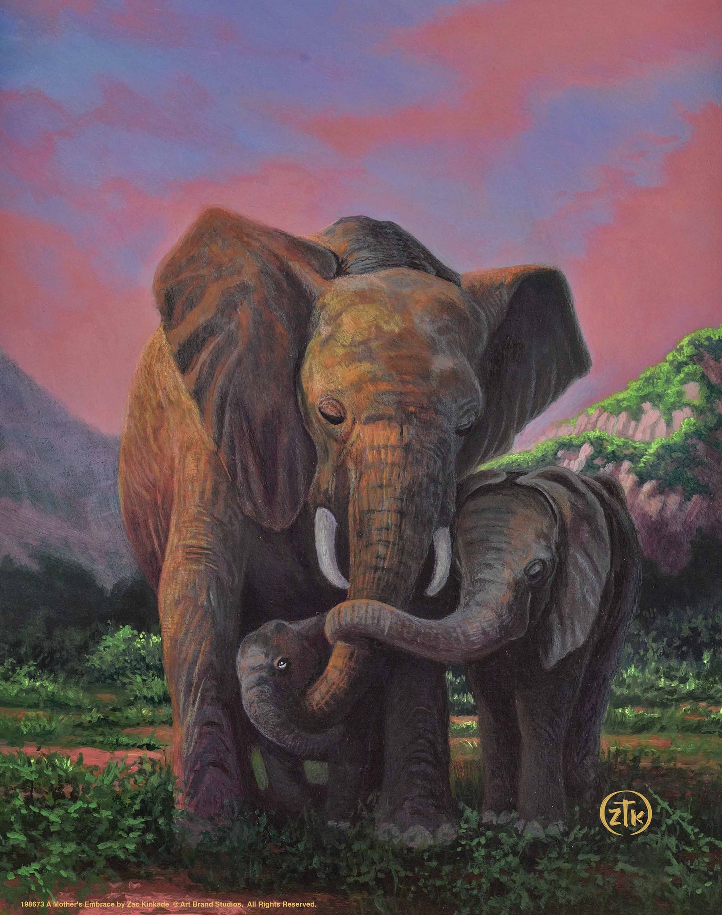 A Mother's Embrace - Art Prints