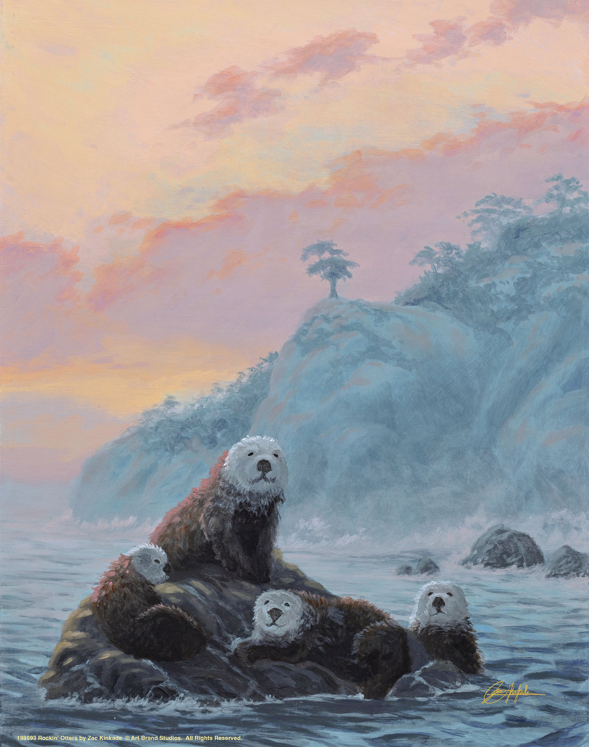 Rockin' Otters - Art Prints