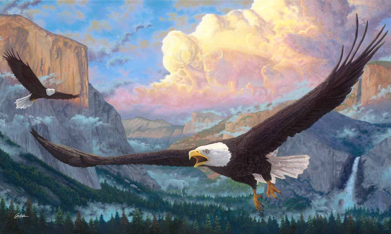 Spirit of Yosemite - 12" x 30" Wood Sign