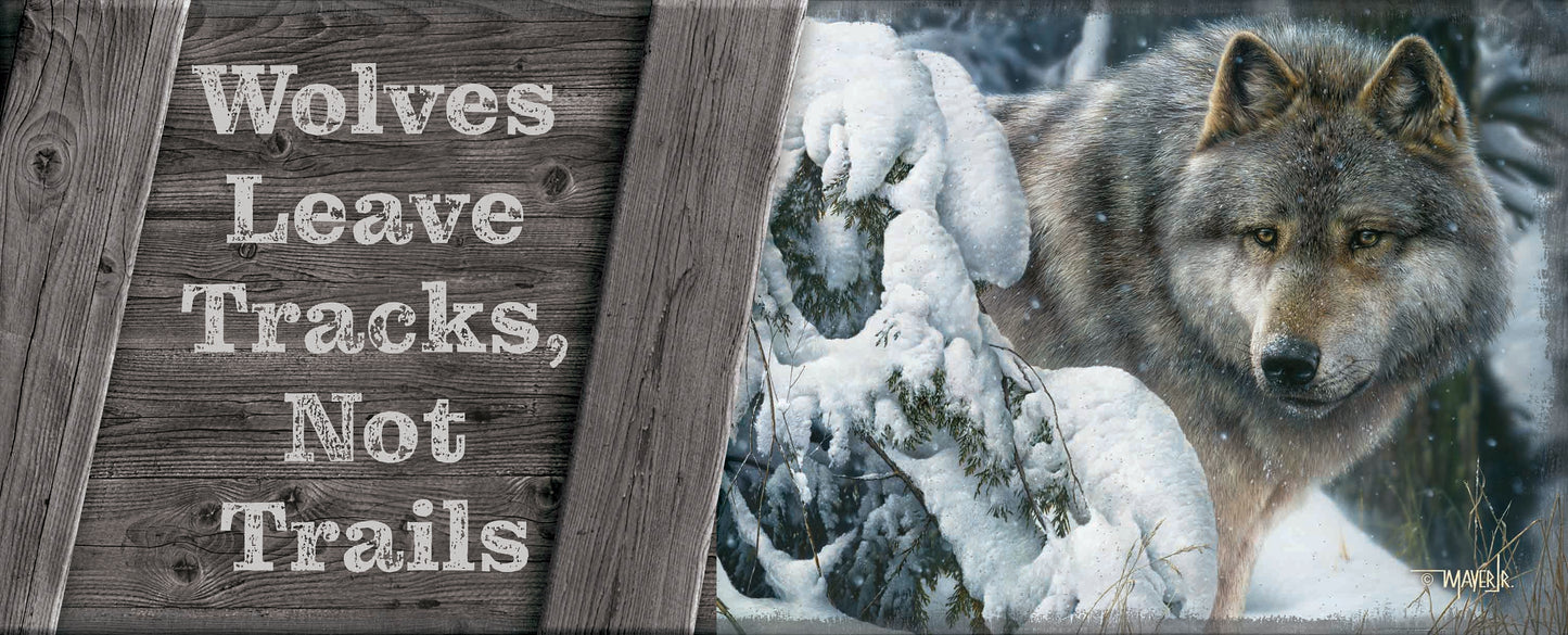 Master of the North - 12" x 30" Wood Sign