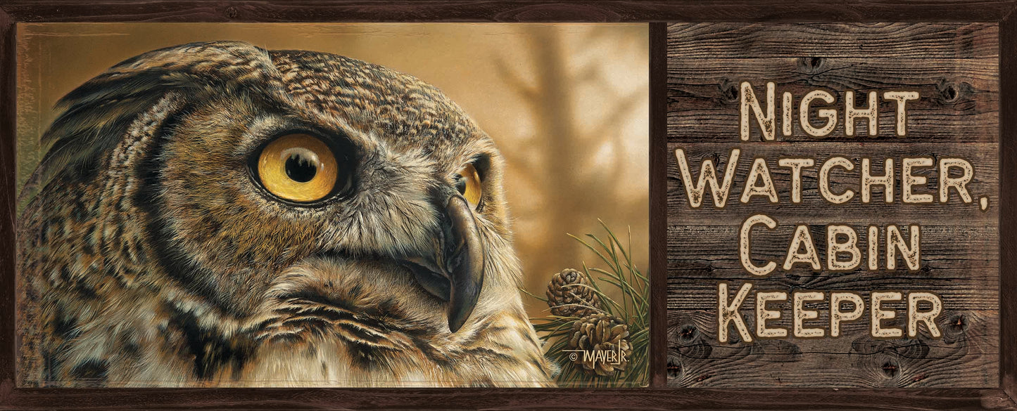 The Great Visionary - 12" x 30" Wood Sign