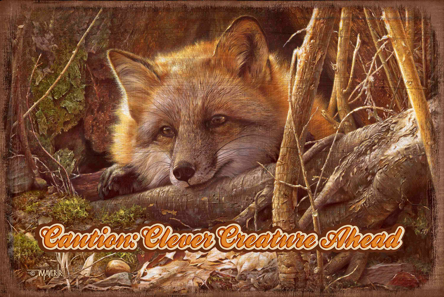 A Touch of Warmth - 12" x 18" Wood Sign