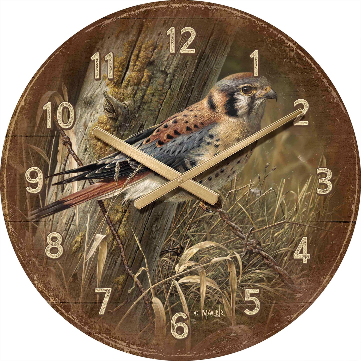 Patience is Rewarding - 21" Round Clock