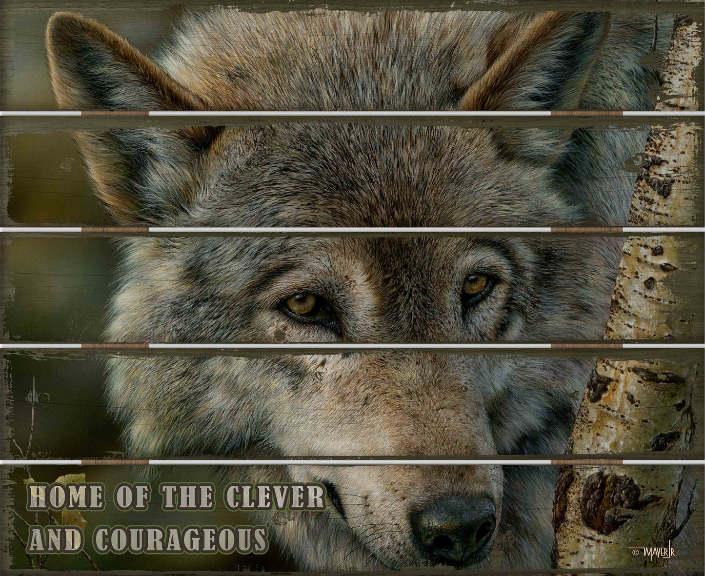 Silver and Gold - 18" x 22" Pallet Wall Art