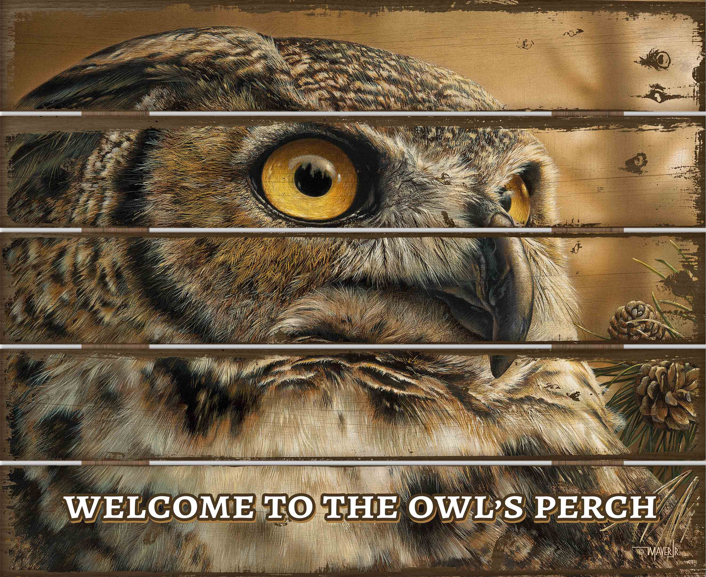 The Great Visionary - 18" x 22" Pallet Wall Art