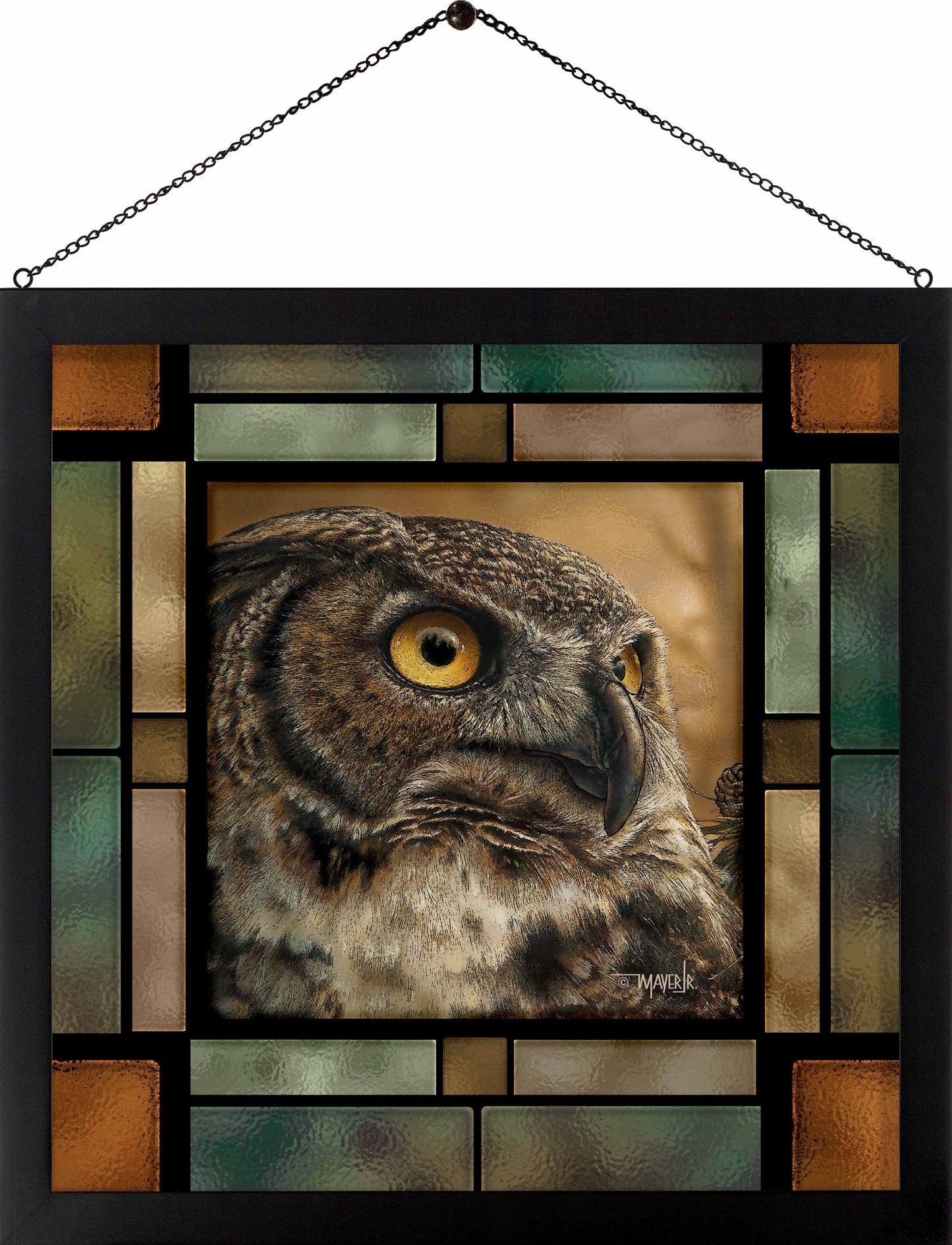 The Great Visionary - Stained Glass Art