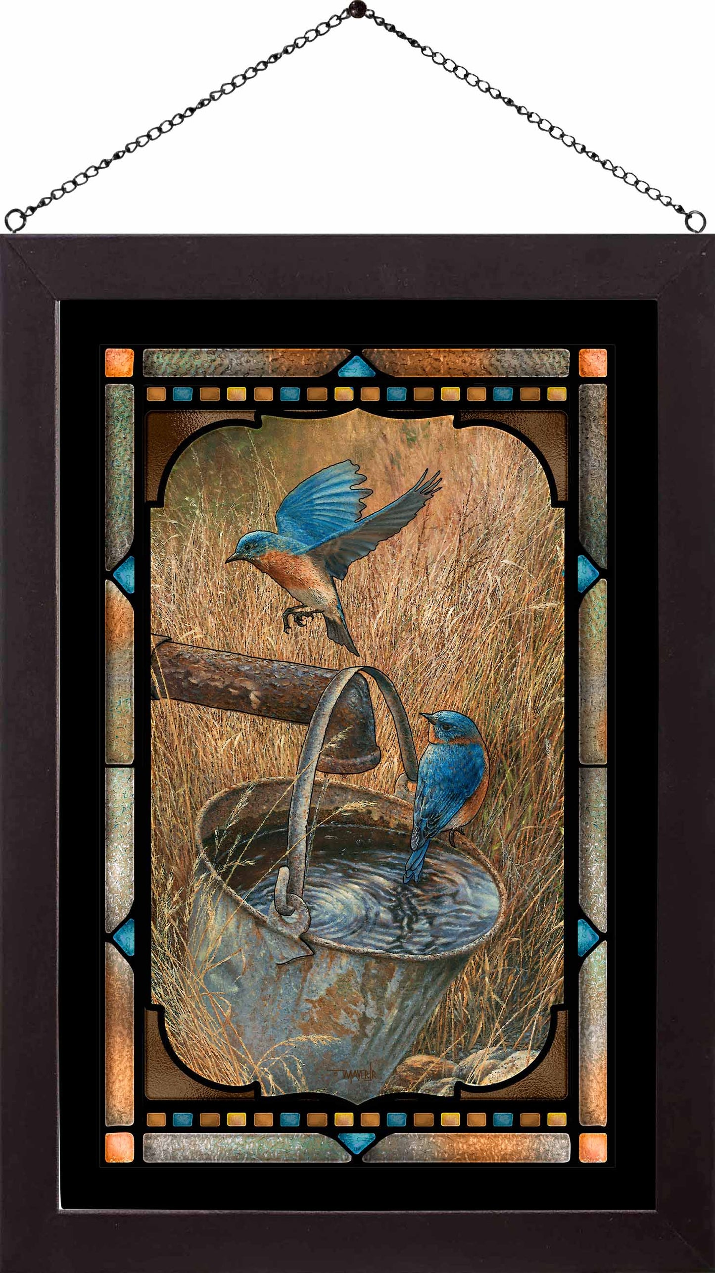 Farmland Dwellers - Stained Glass Art