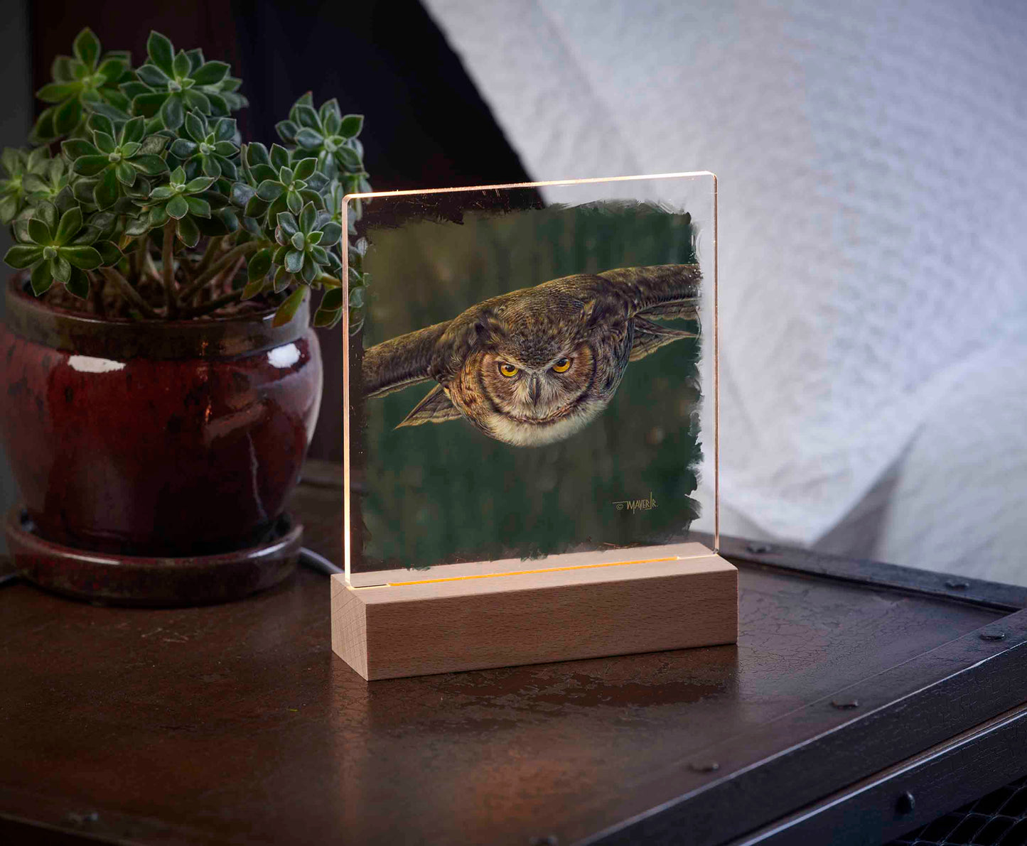 Aerial Intensity - Acrylic Night Light