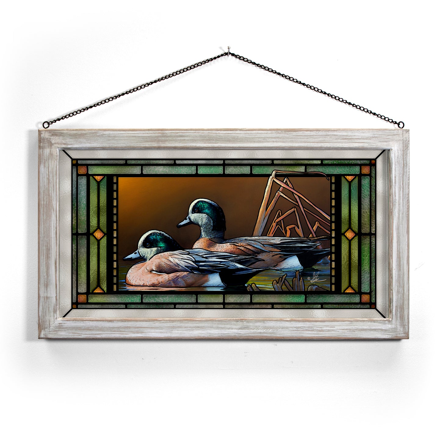 American Wigeon - Stained Glass Art