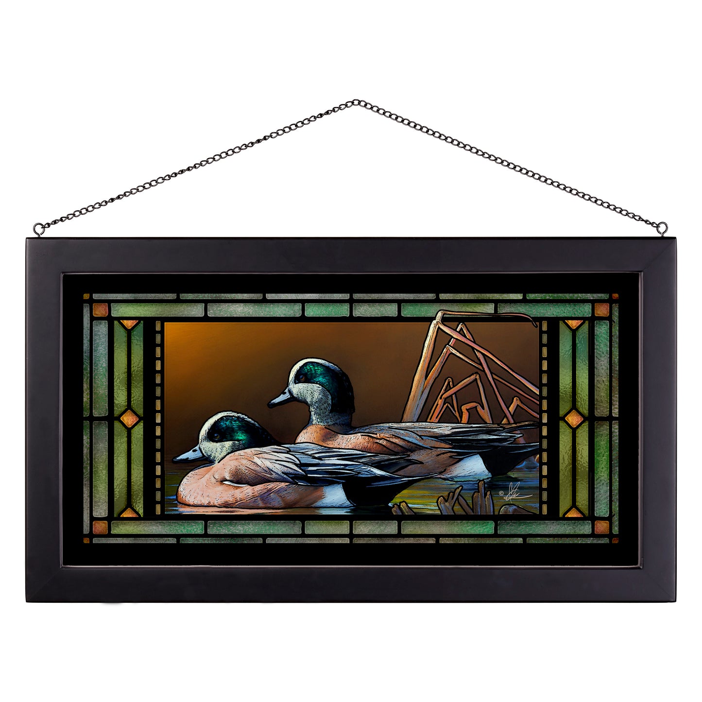 American Wigeon - Stained Glass Art