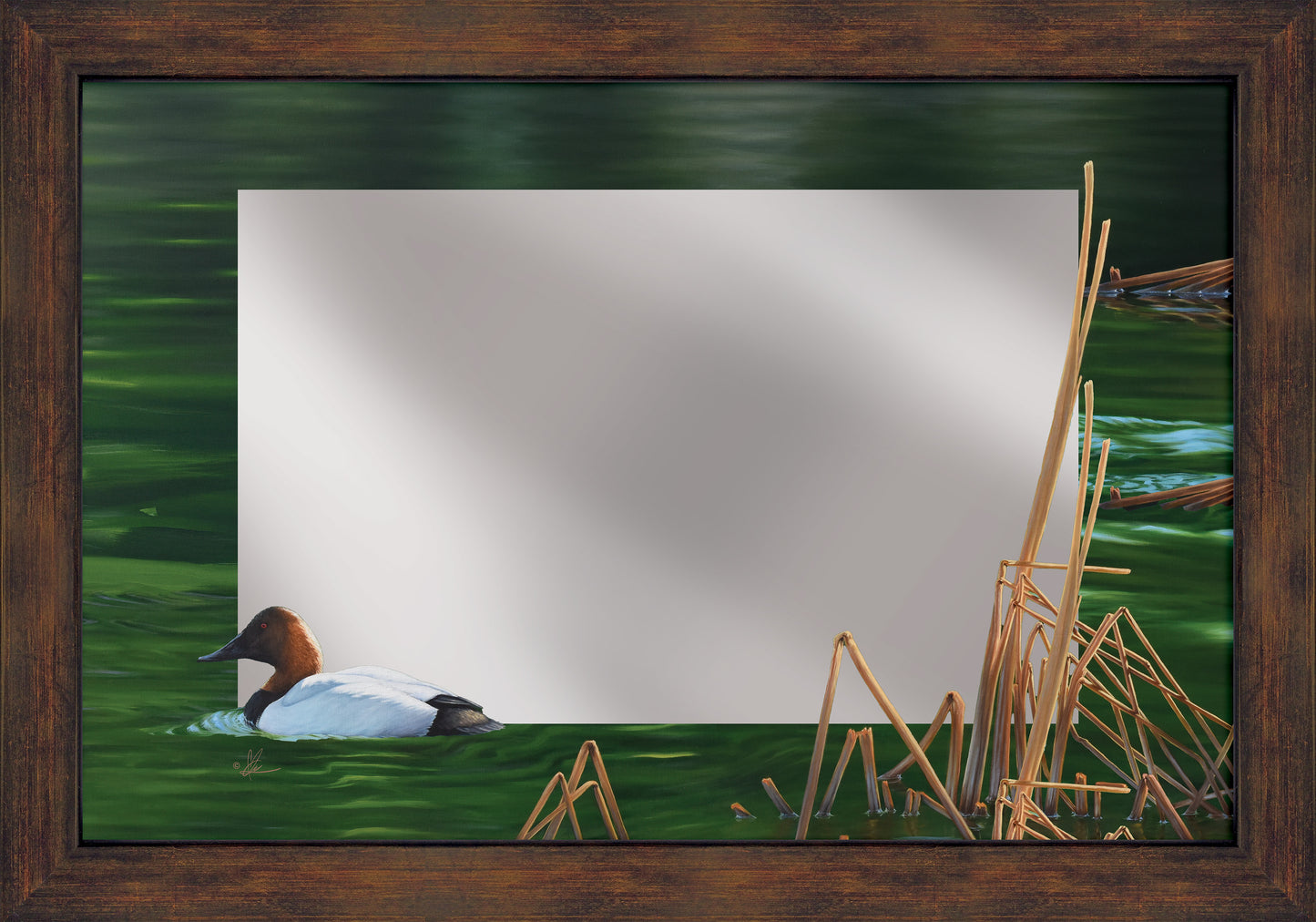 A Beautiful Day - 16" x 24" Mirror Framed Barnwood