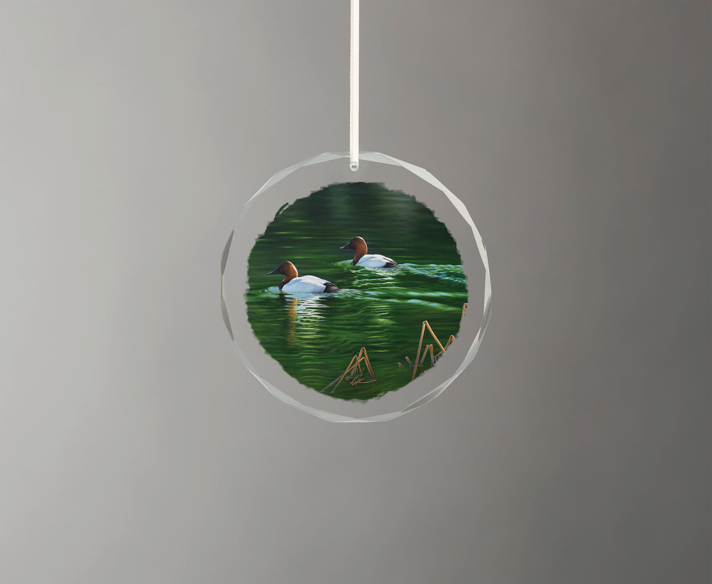 A Beautiful Day - Round Glass Ornament