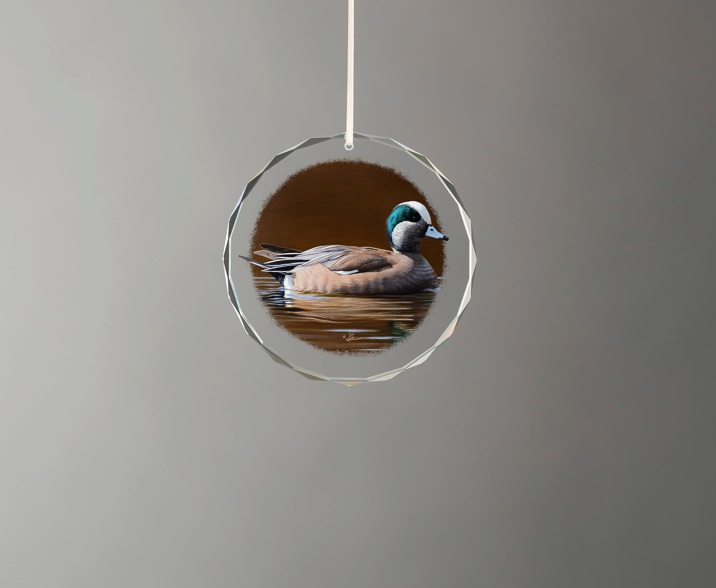 Golden Hour - Round Glass Ornament