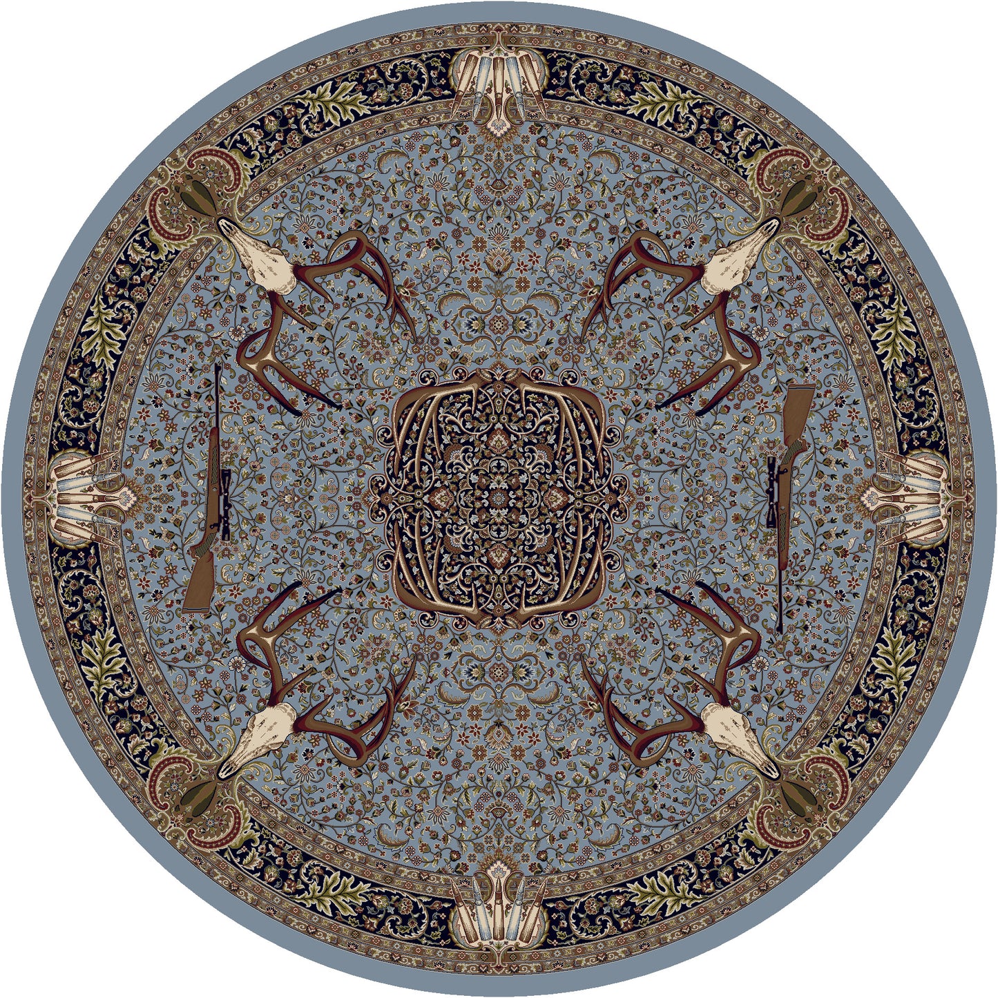 Trophy Room Blue - Rug