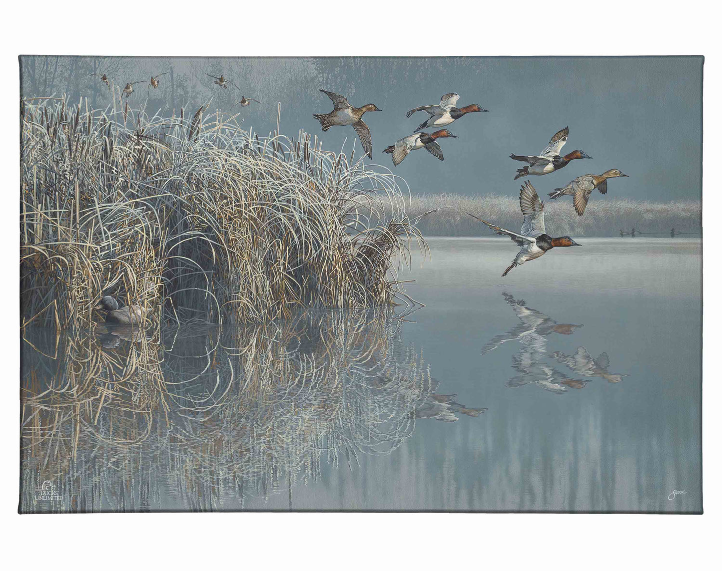 A Hint of Yesteryear Gallery Wrapped Canvas - Official Ducks Unlimited Art