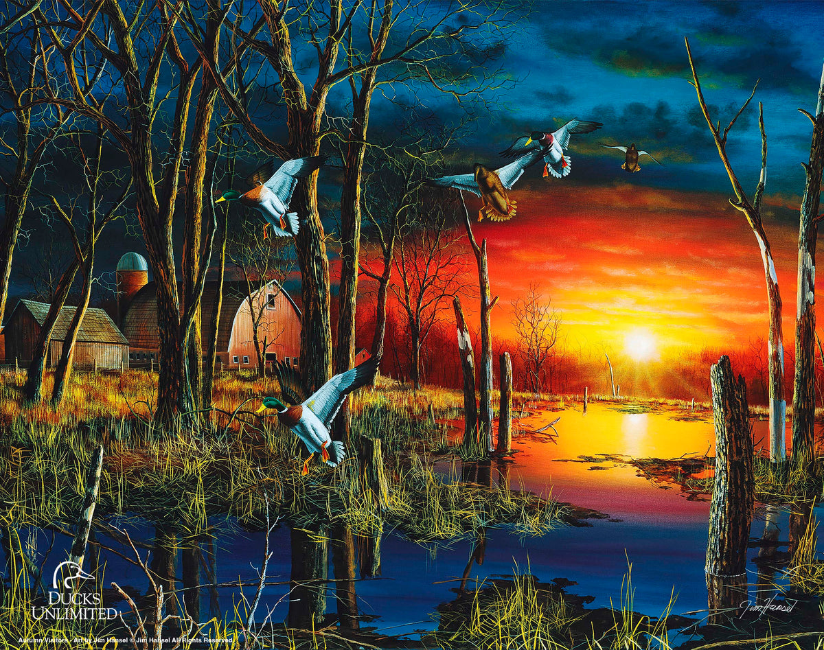Autumn Visitors Art Prints - Official Ducks Unlimited Art