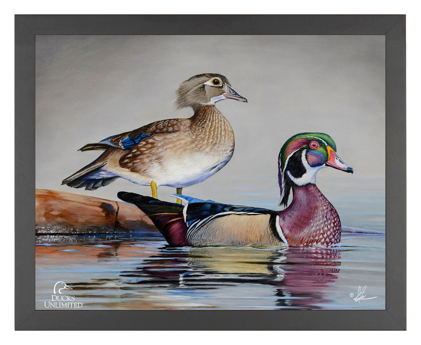 Foggy Day Woodies Art Prints - Official Ducks Unlimited Art