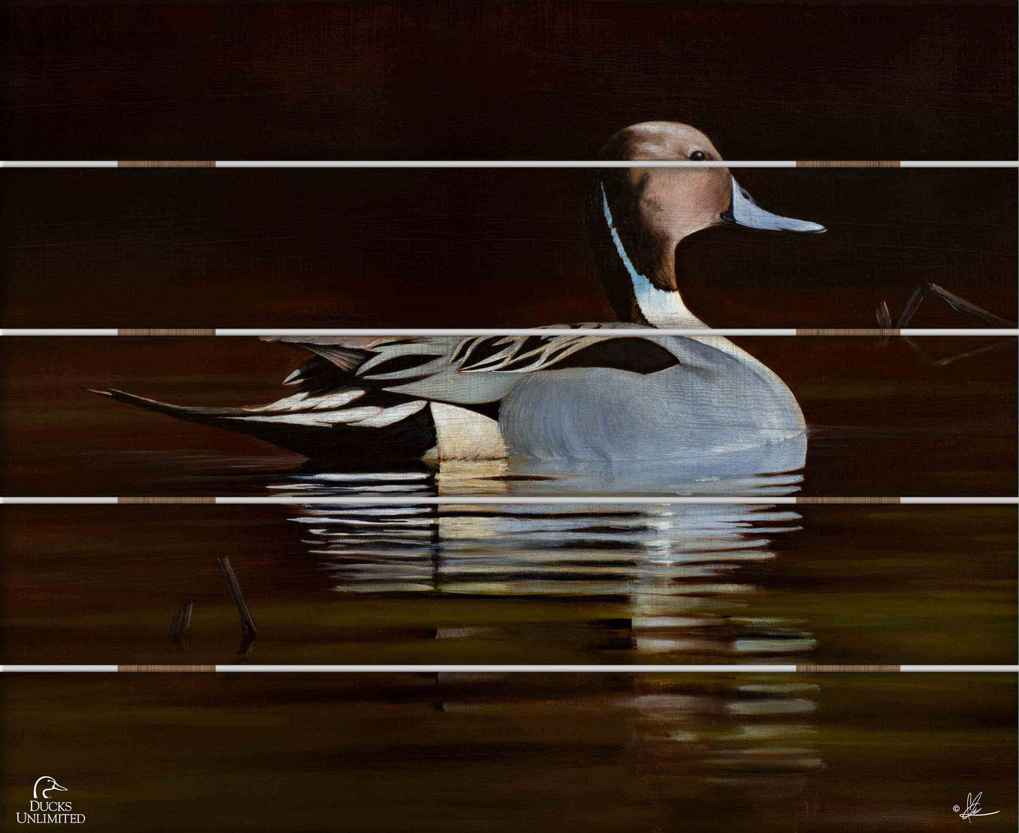 Thankful End to a Great Day 18" x 22" Pallet Wall Art - Official Ducks Unlimited