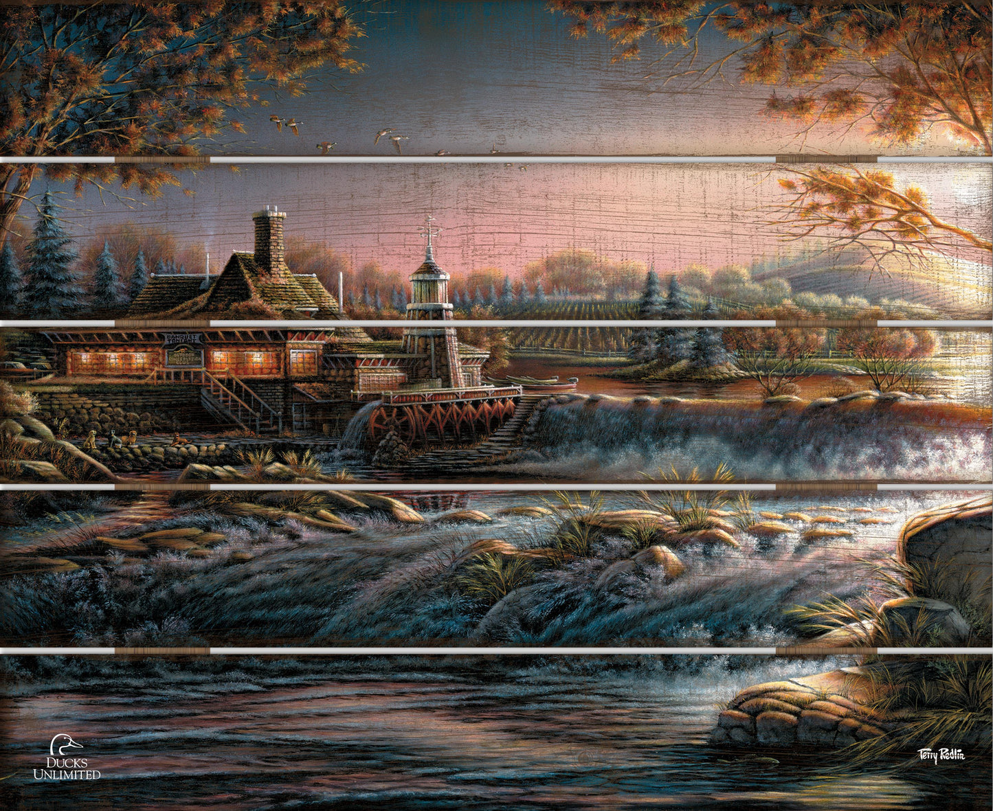 Guardian of Conservation 18" x 22" Pallet Wall Art - Official Ducks Unlimited Art