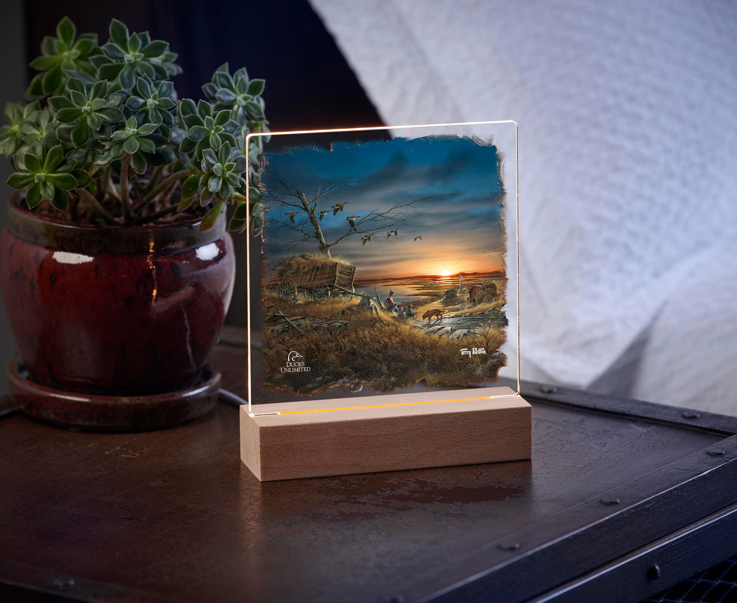 Lifetime Companions Acrylic Night Light - Official Ducks Unlimited Art