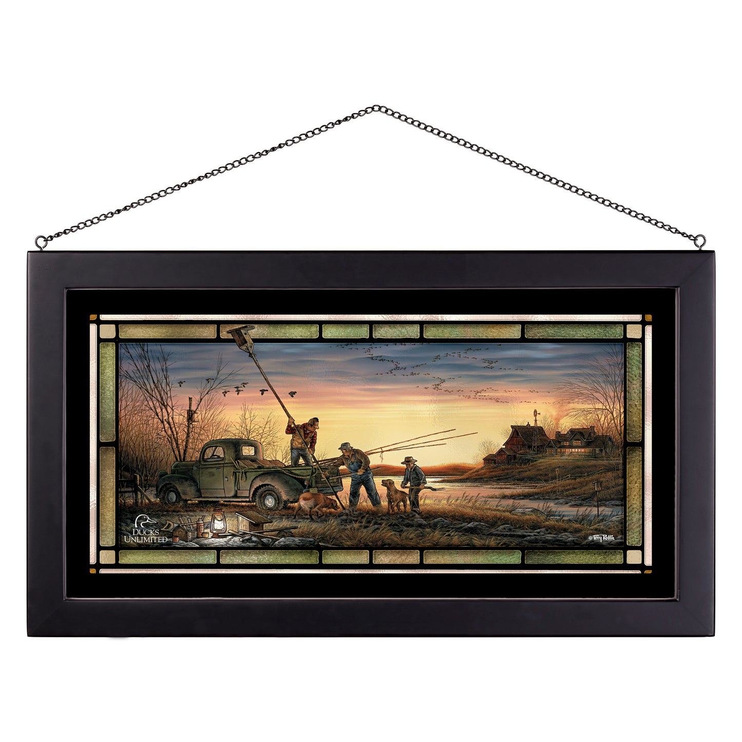 The Conservationists Stained Glass Art - Official Ducks Unlimited Art