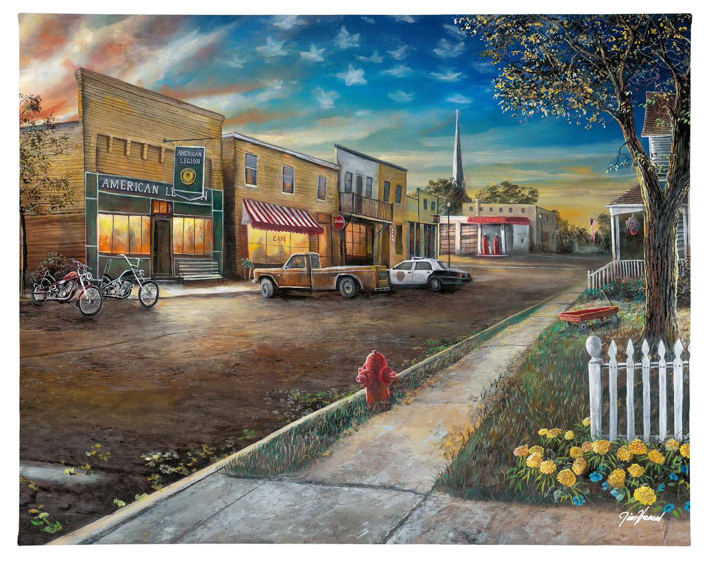 Home Of The Brave - 11" x 14" Gallery Wrapped Canvas