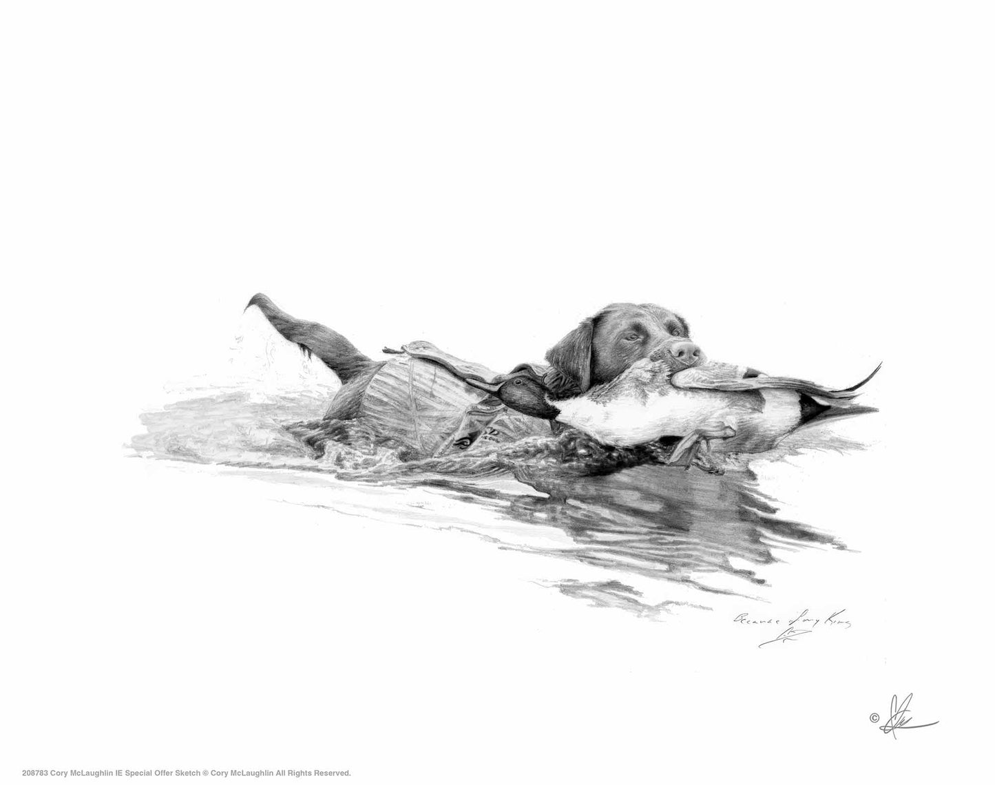 Cory James McLaughlin "The Retrieve" 11x14 Art Print - Free when you purchase $100+ Cory James McLaughlin Open Edition Art