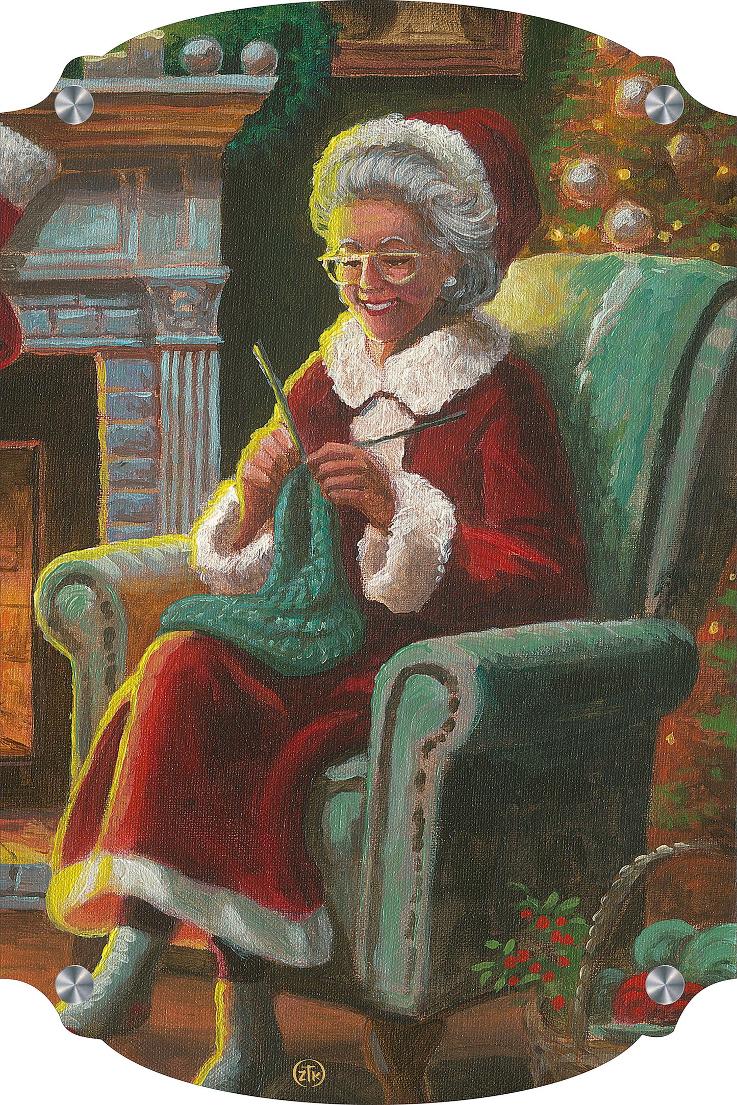 Mrs. Claus Acrylic Wall Art & Home Decor