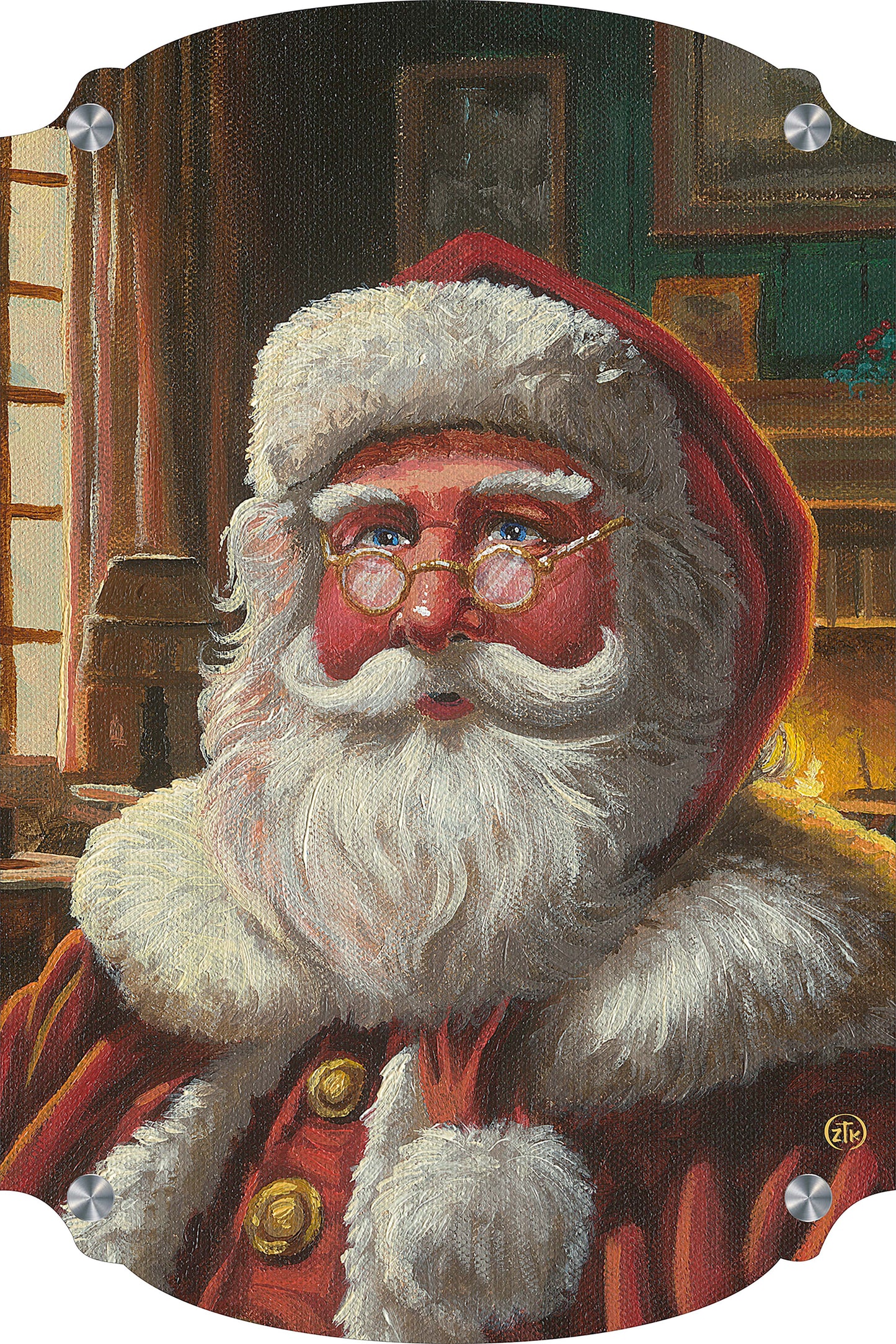 Old St. Nick Acrylic Wall Art & Home Decor
