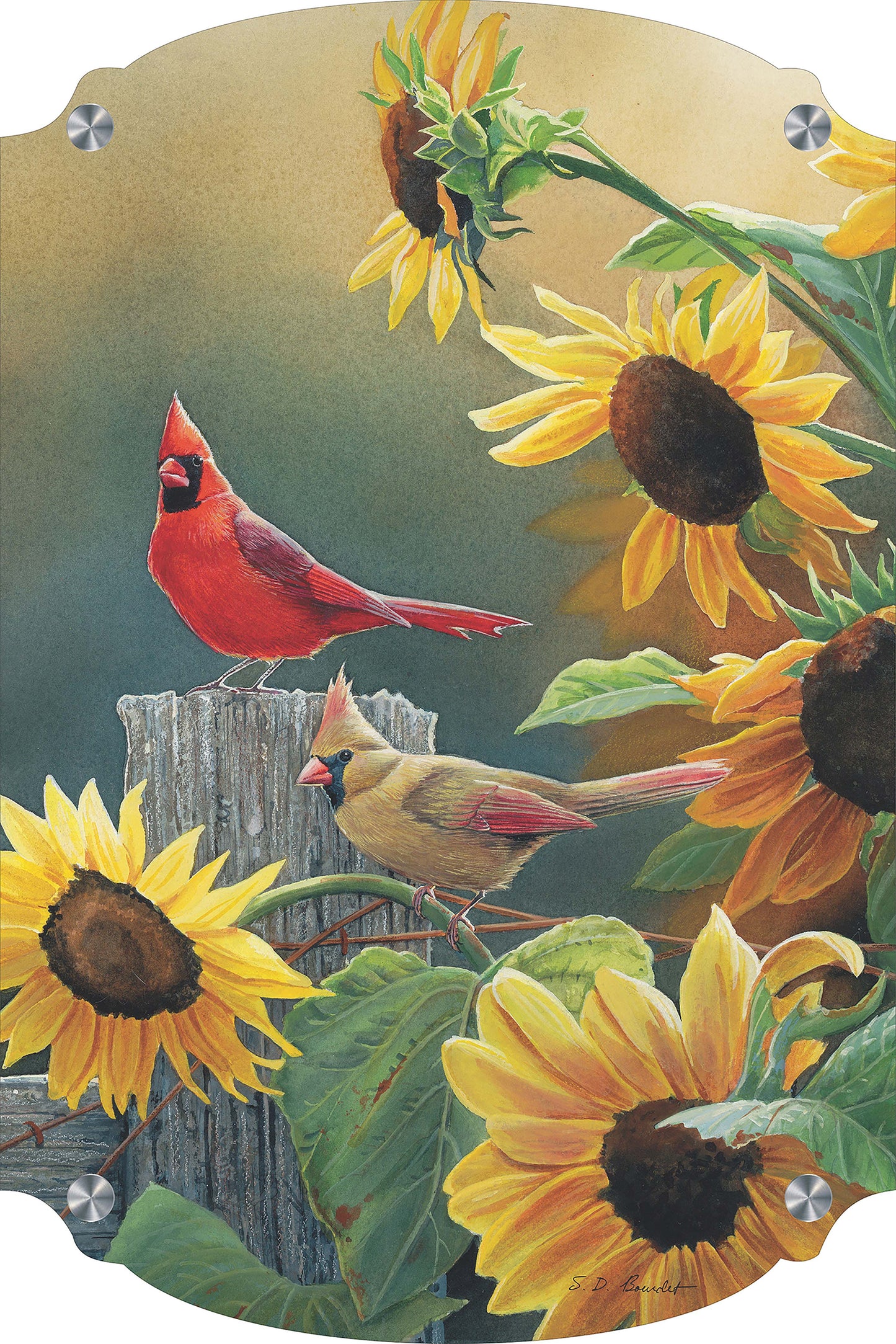 Sunny Side Up - Cardinals Acrylic Wall Art & Home Decor