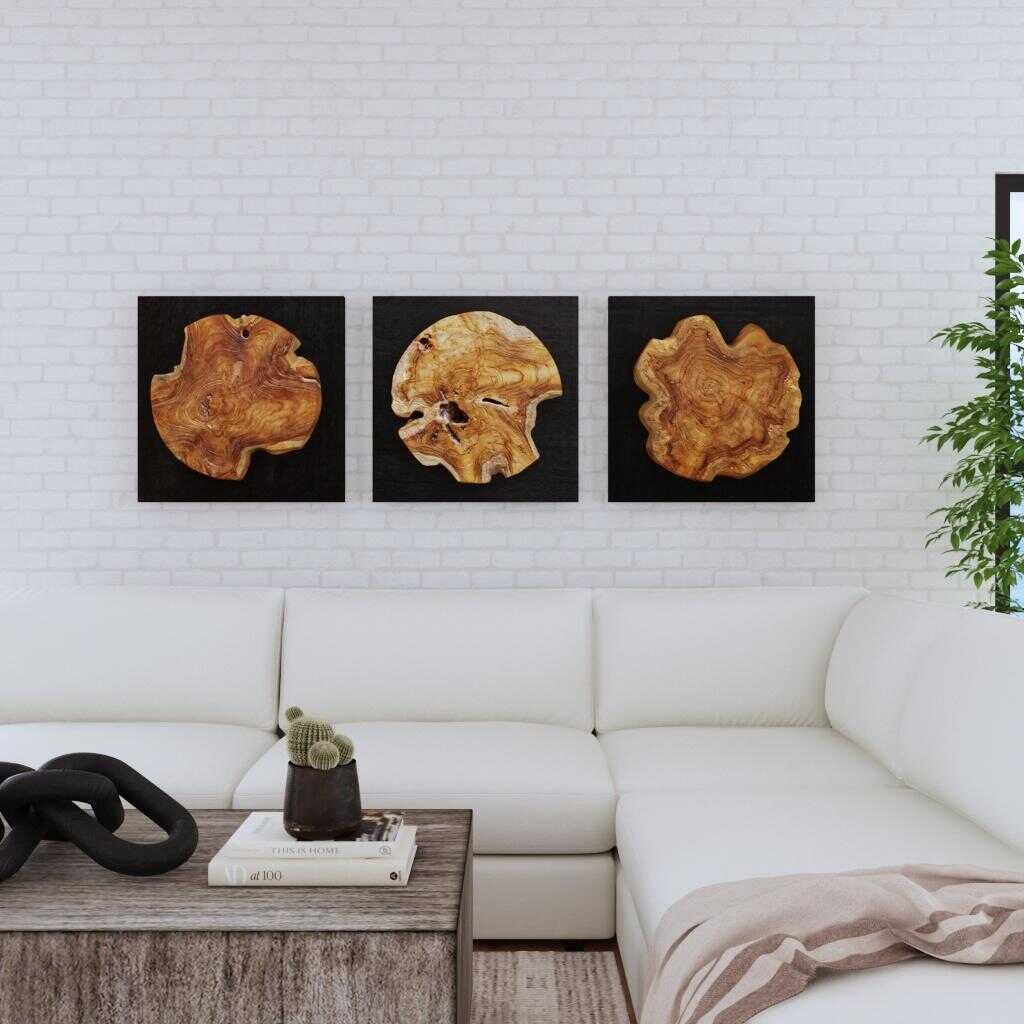 Lucky Coins Nickel Wall Decor (Set of 4)
