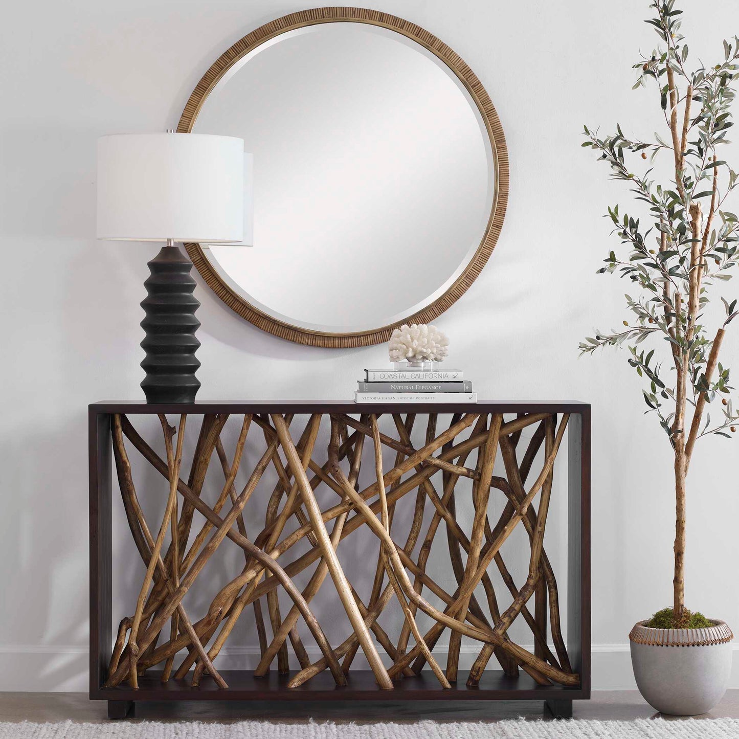 Teak Maze - Console Table