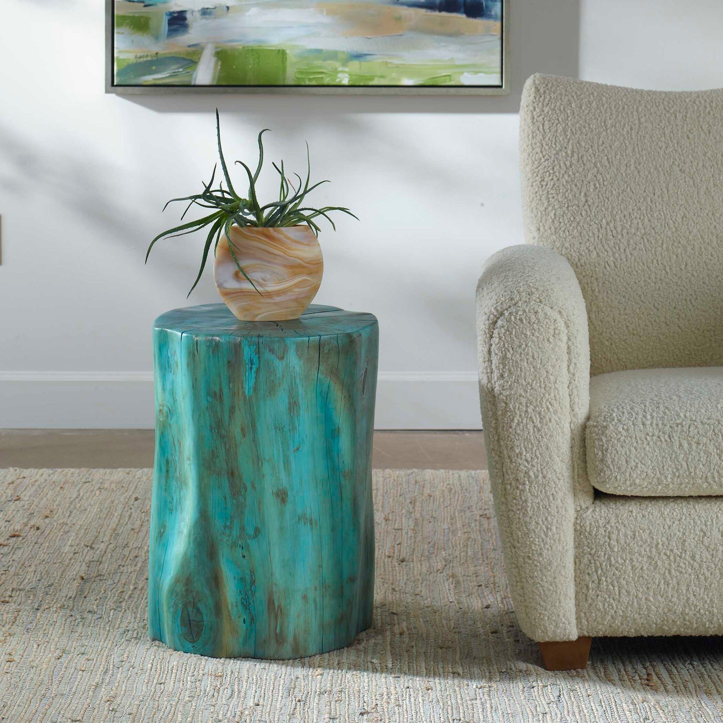 Habitat Blue - Accent Stool