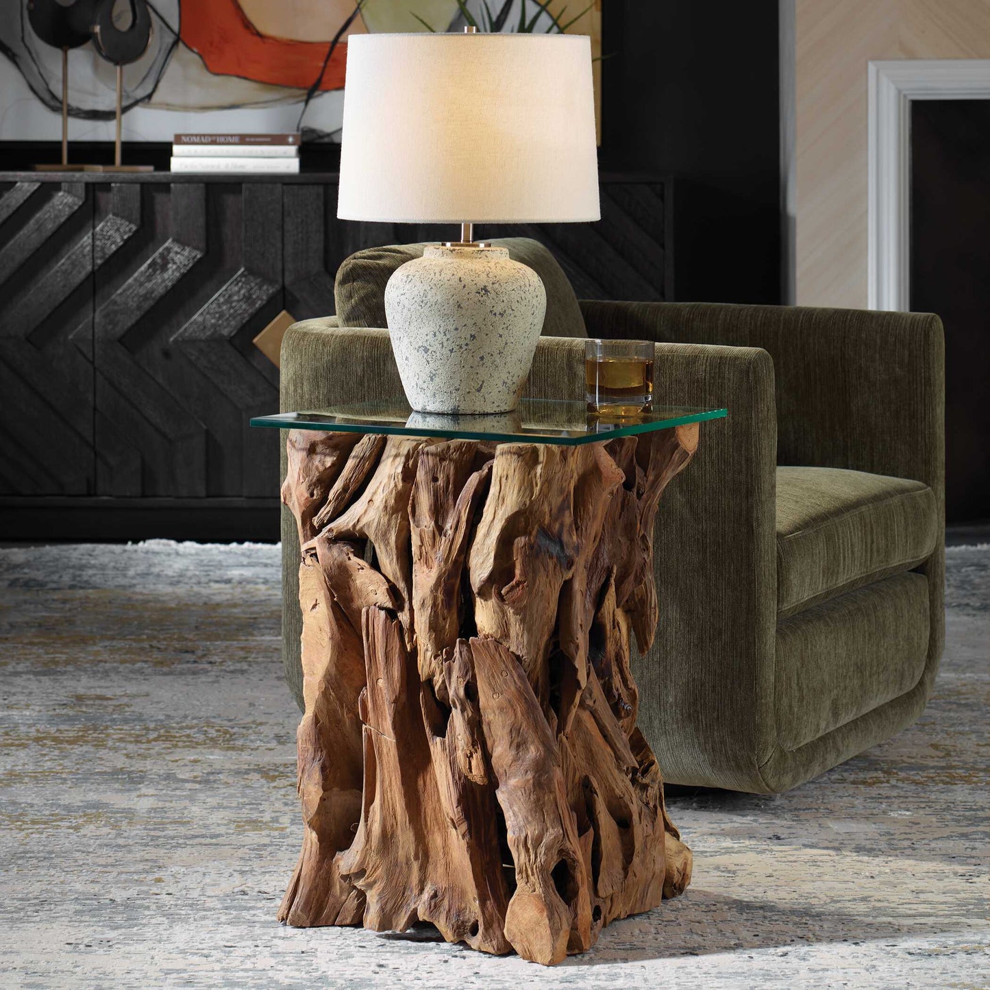 Rozel Teak - Wood End Table