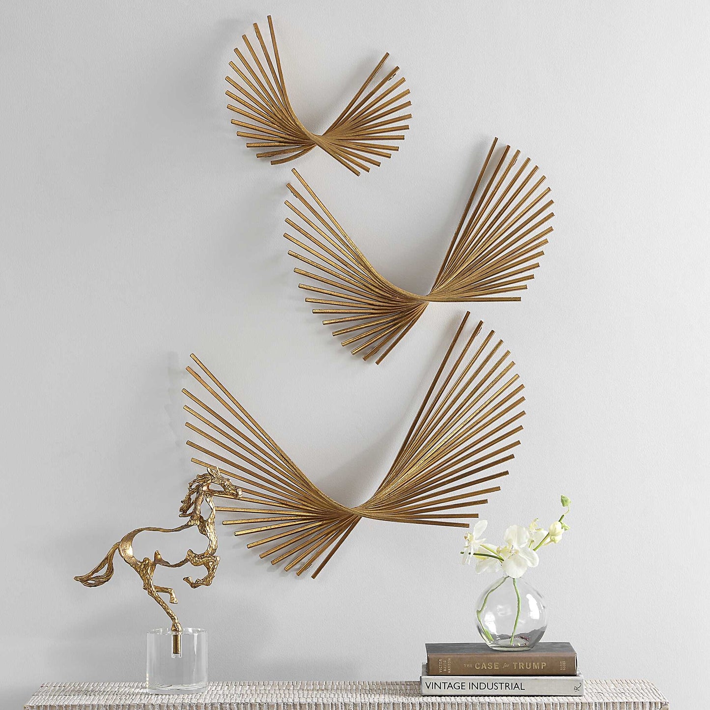 Coreograph Antique Gold - Wall Decor (Set of 3)