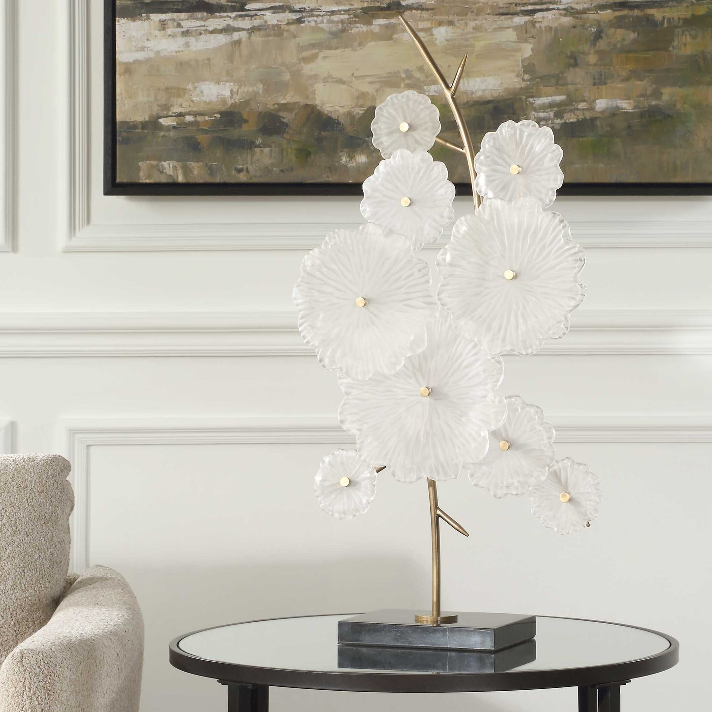 Glass Garden Table - Sculpture