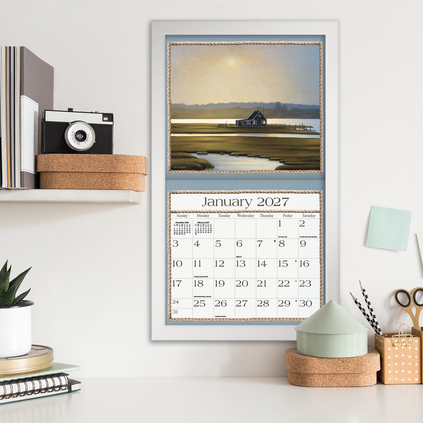 Seaside - 2027 Wall Calendar