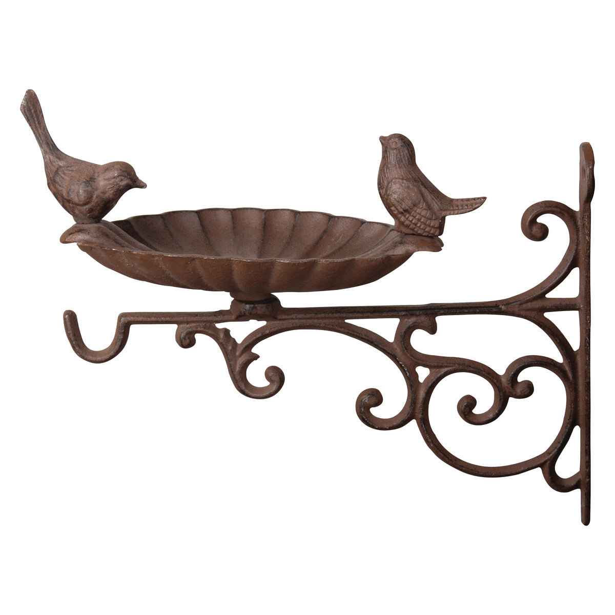 Bird Feeder with Bracket - Cast Iron