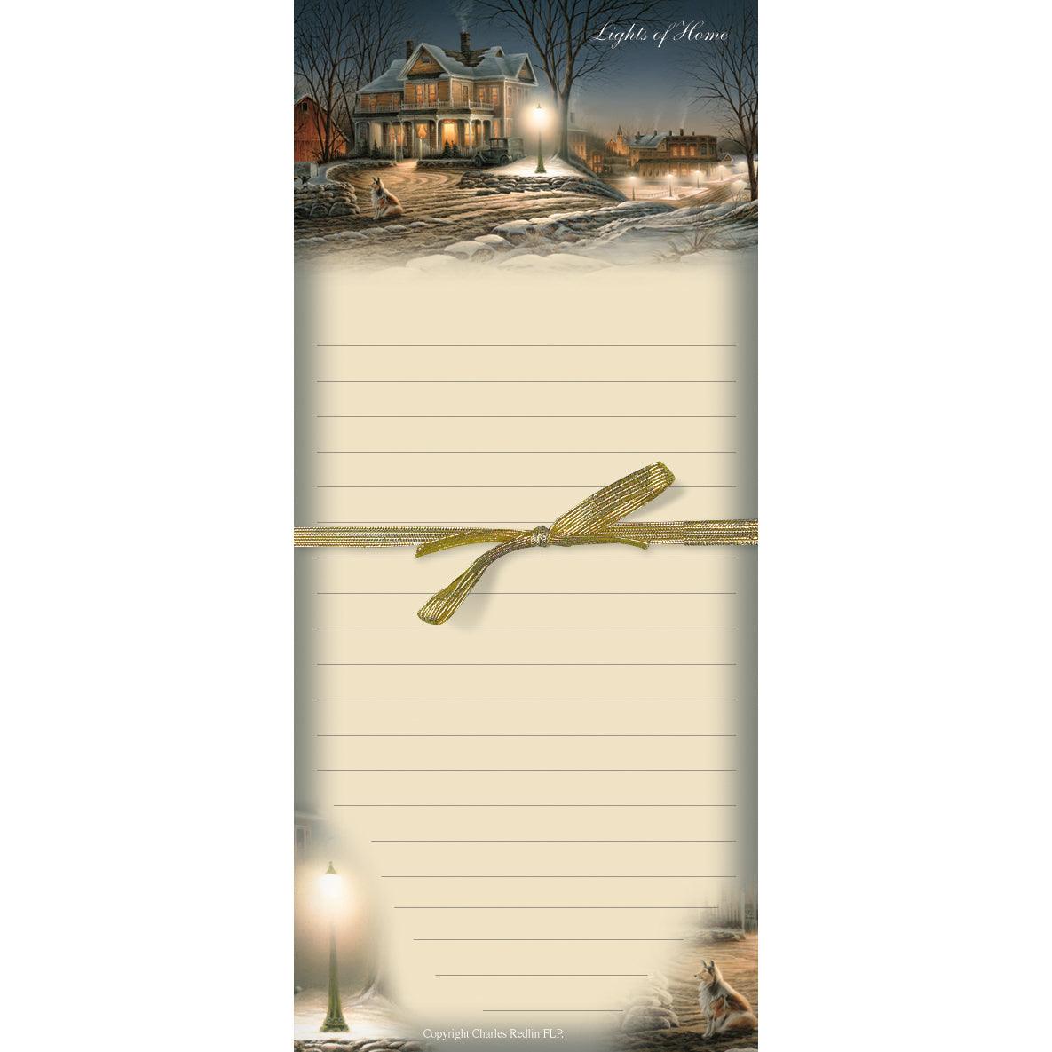 Lights of Home - Magnetic Notepad