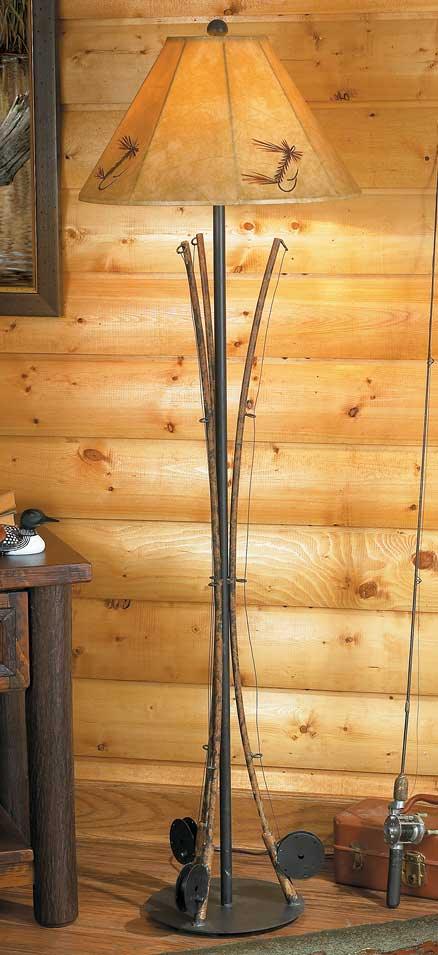 Fishing Pole - Floor Lamp